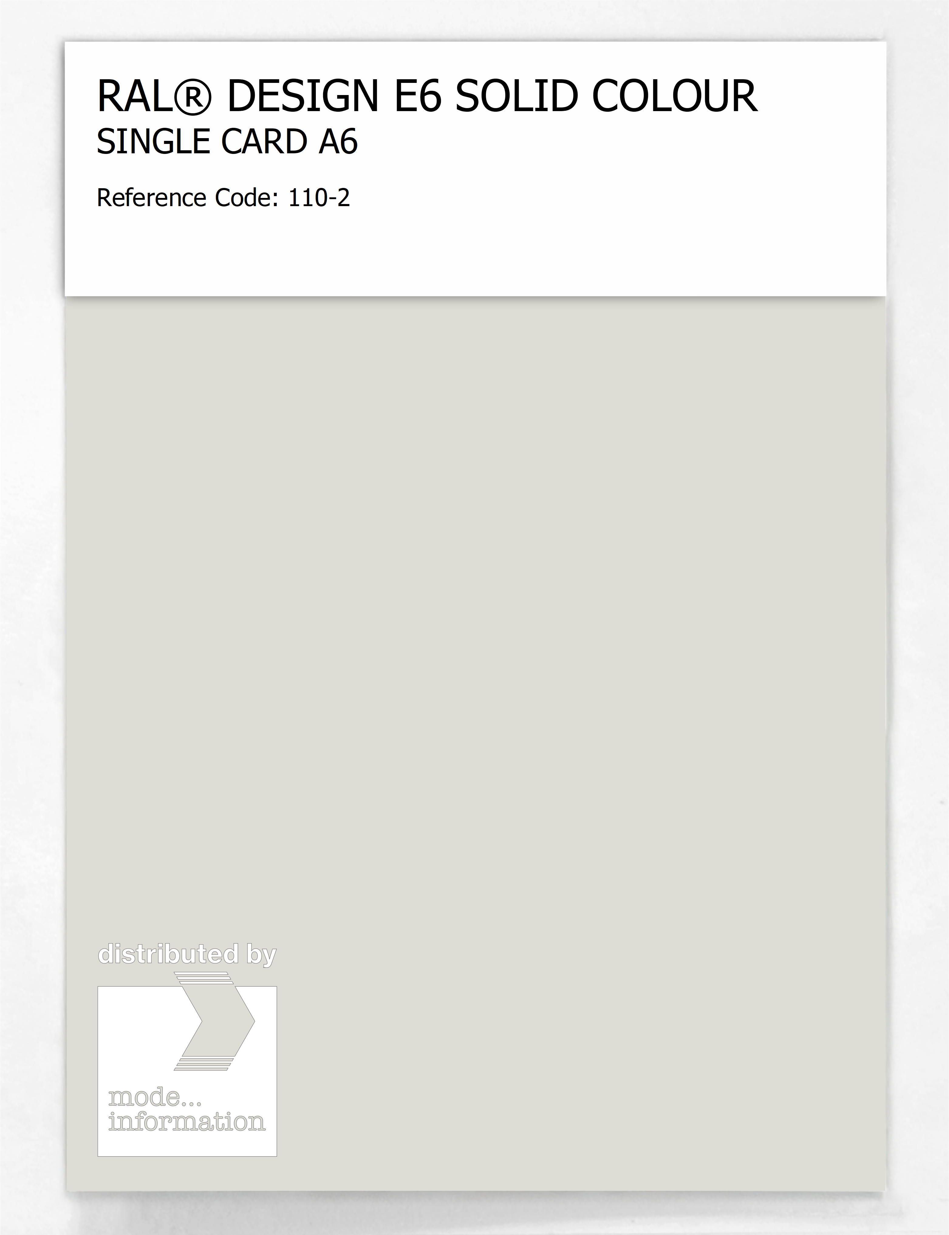 Artikelbild 1 des Artikels “RAL® EFFECT E6 SINGLE SHEET 100 SERIES A6 110-2 “