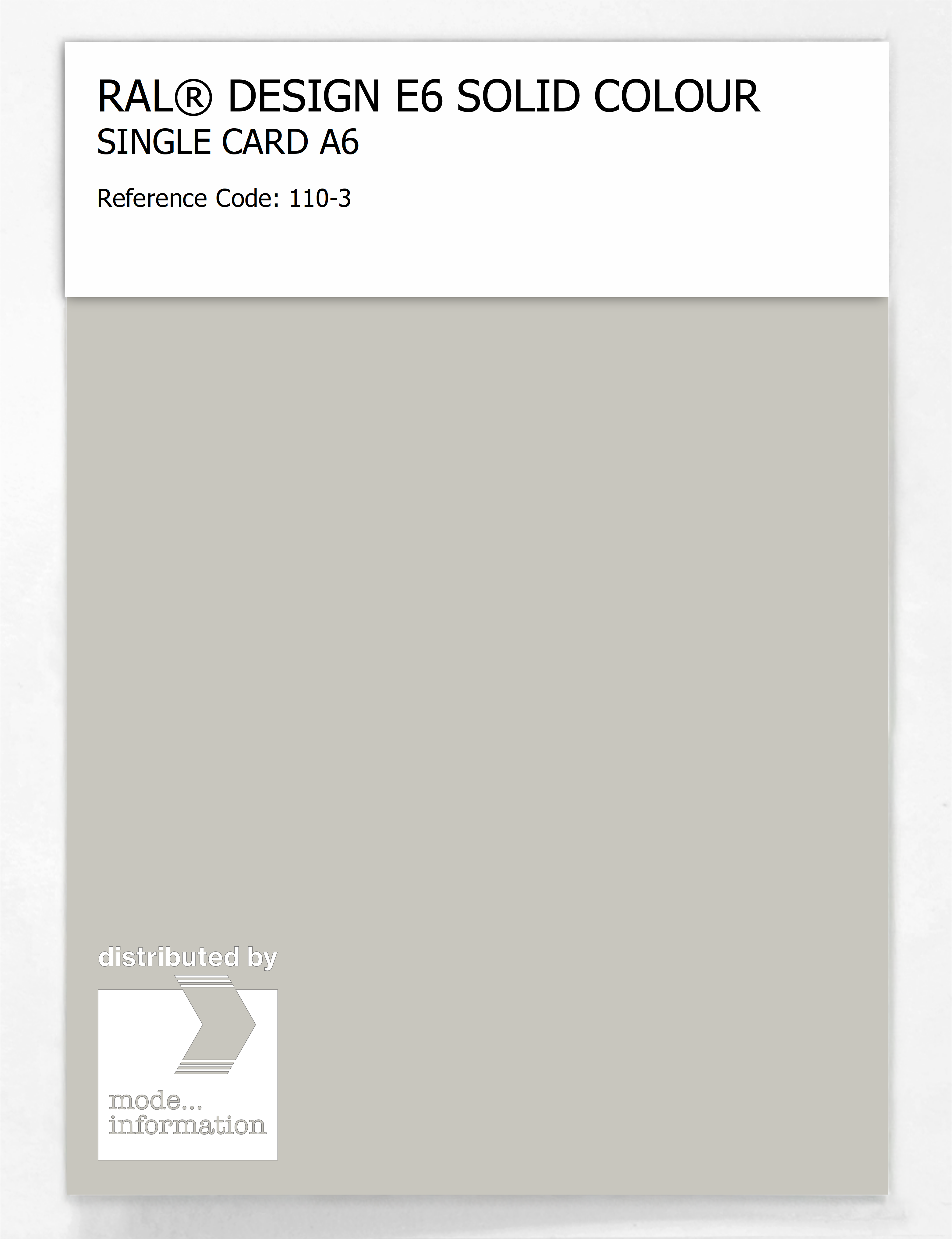 Artikelbild 1 des Artikels “RAL® EFFECT E6 SINGLE SHEET 100 SERIES A6 110-3 “