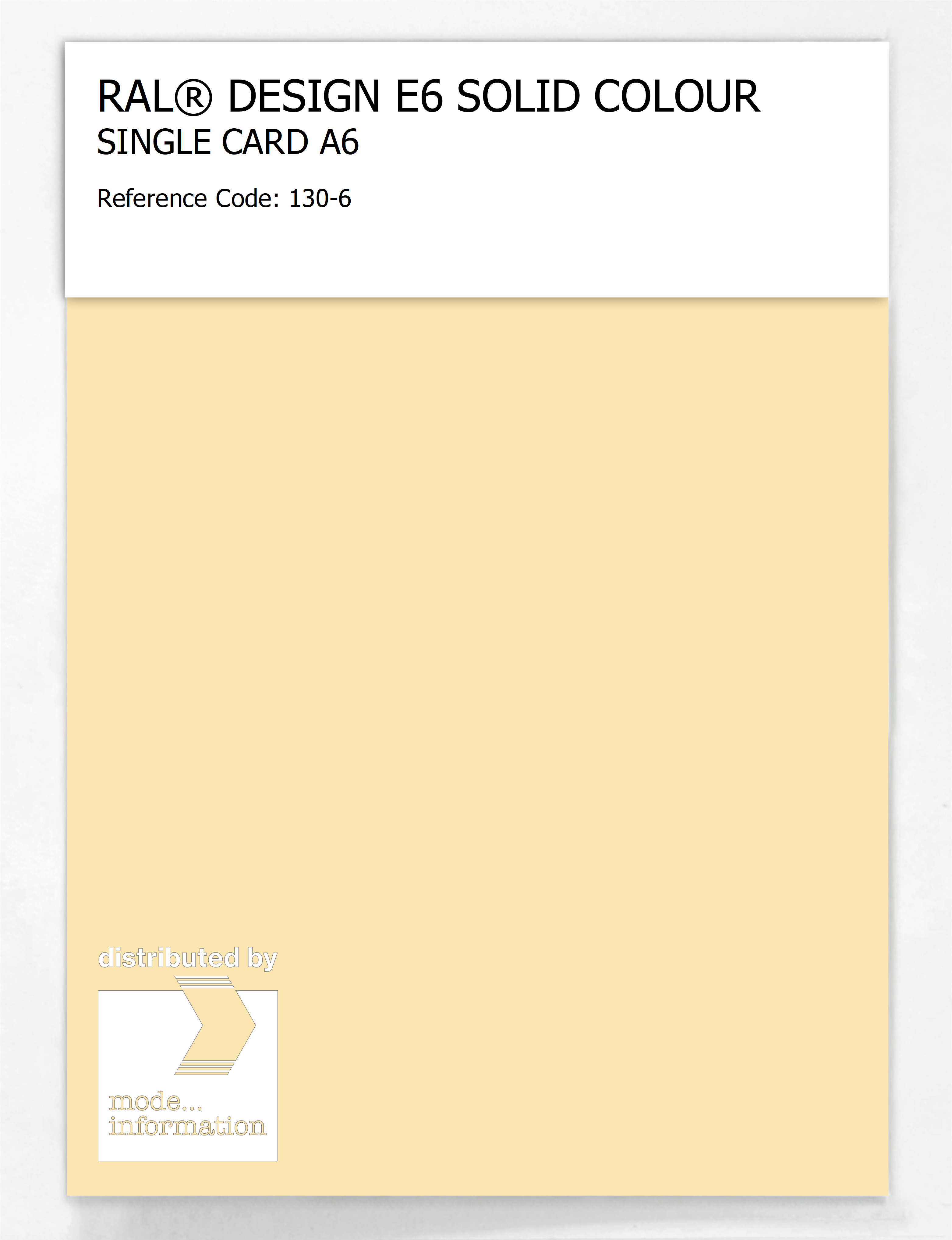 Artikelbild 1 des Artikels “RAL® EFFECT E6 SINGLE SHEET 100 SERIES A6 130-6 “