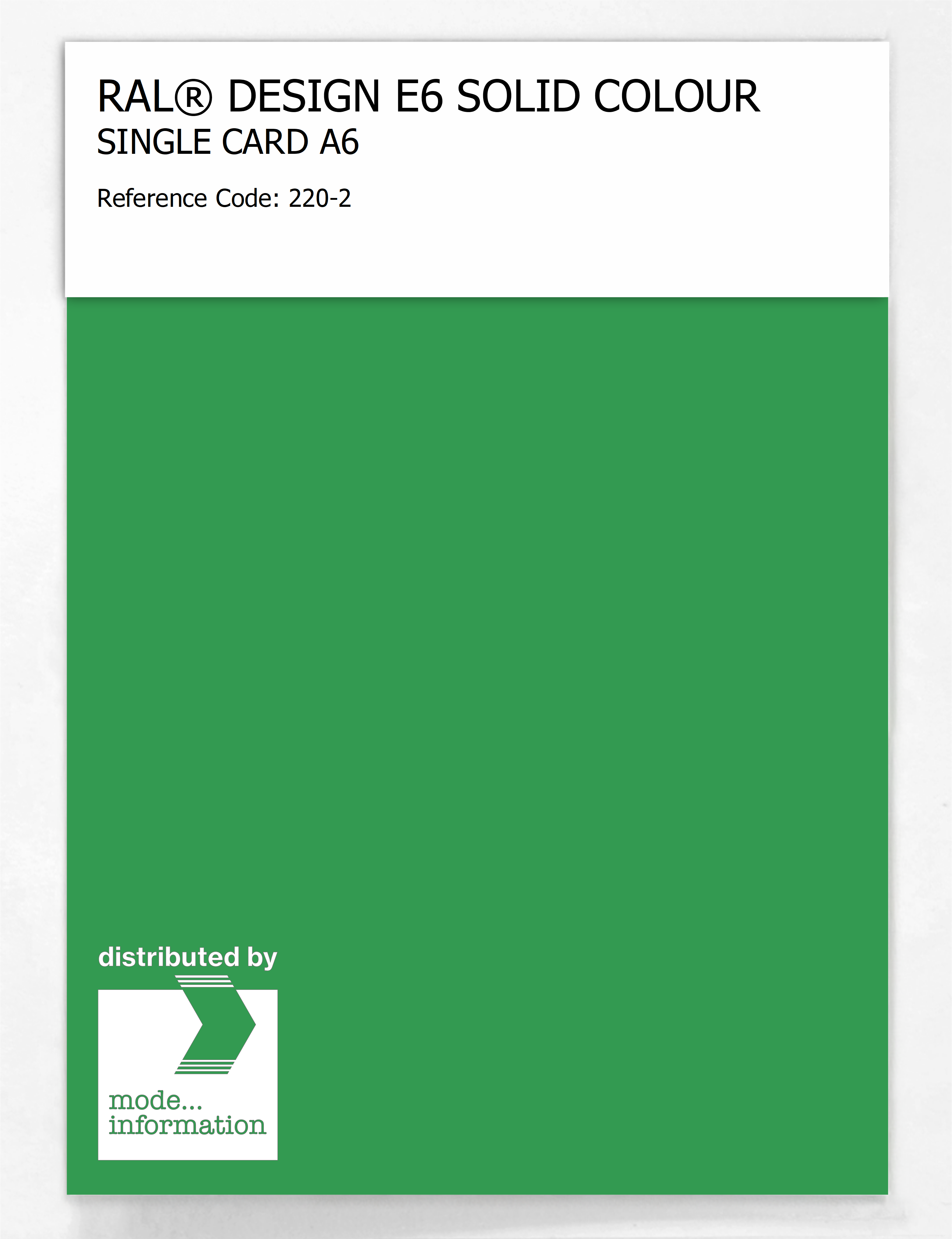 Product image 1 of the product “RAL® EFFECT E6 SINGLE SHEET 200 SERIES A6 220-2 ”