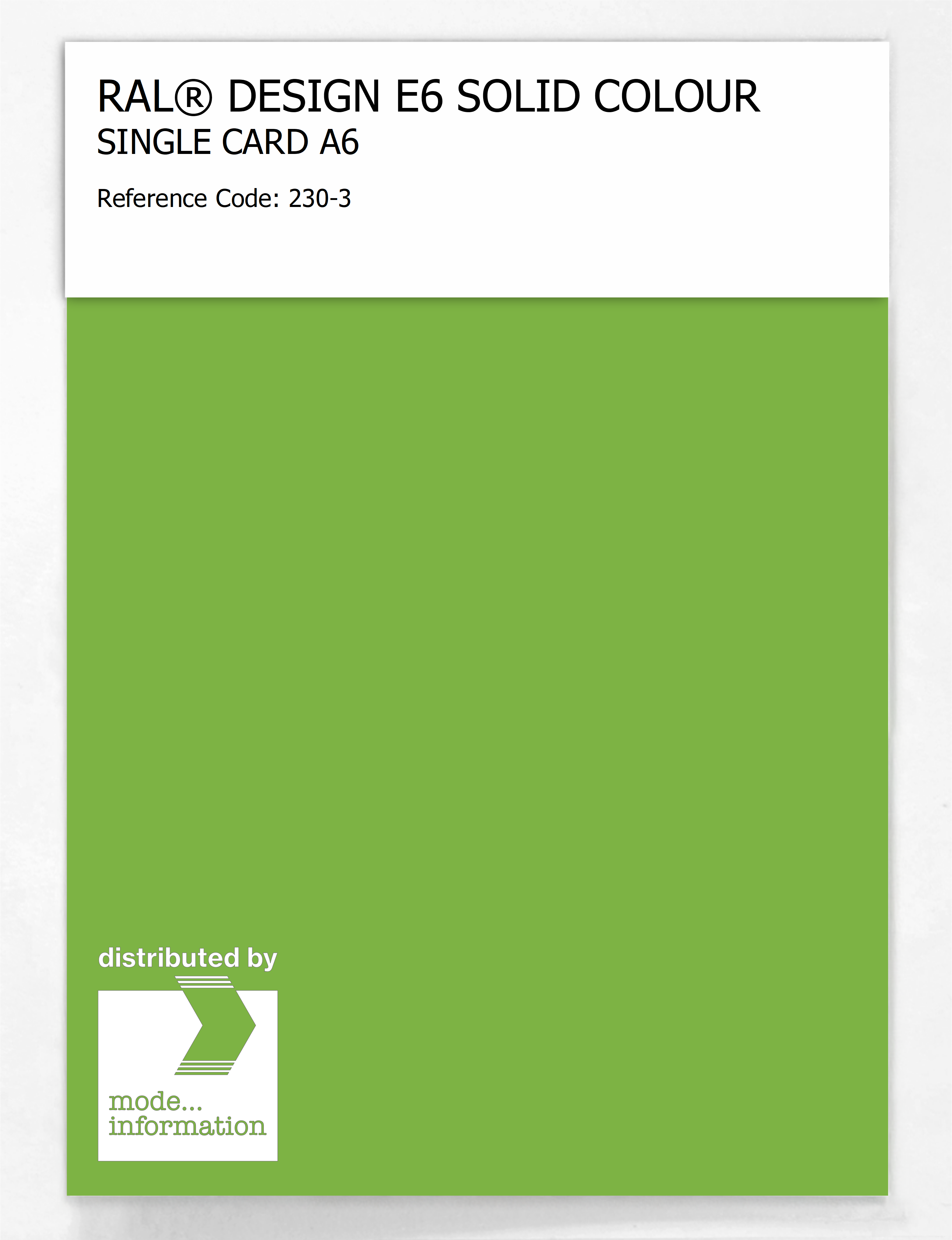 Artikelbild 1 des Artikels “RAL® EFFECT E6 SINGLE SHEET 200 SERIES A6 230-3 “