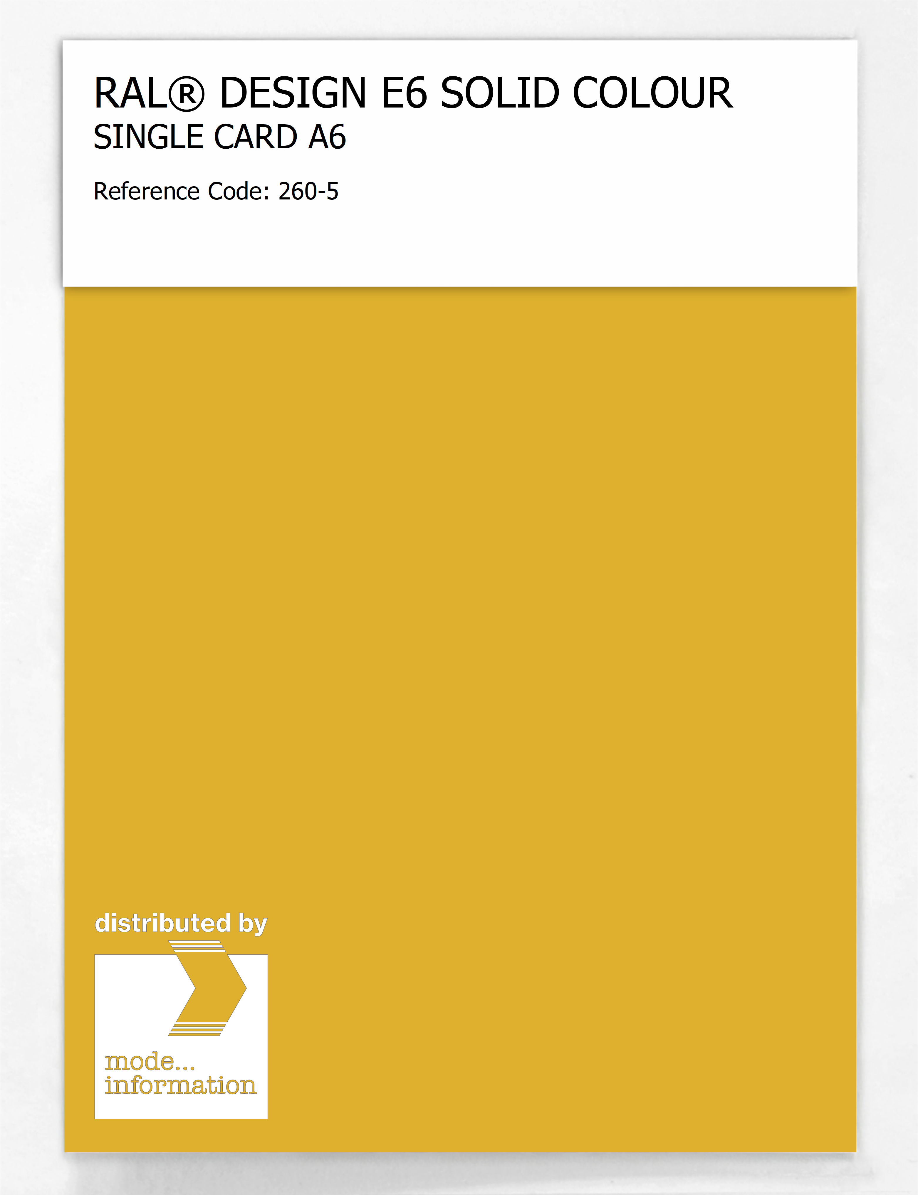 Artikelbild 1 des Artikels “RAL® EFFECT E6 SINGLE SHEET 200 SERIES A6 260-5 “