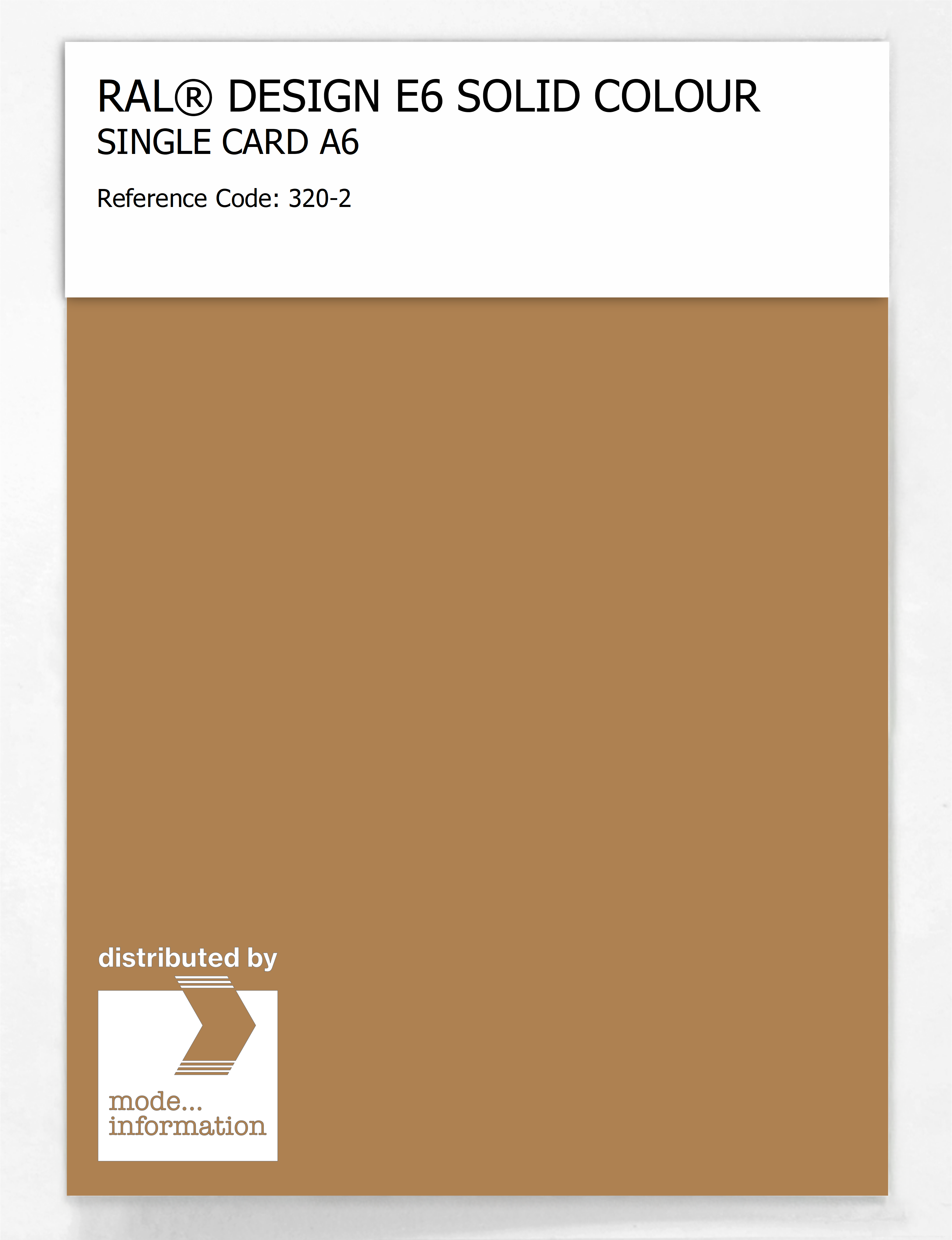 Artikelbild 1 des Artikels “RAL® EFFECT E6 SINGLE SHEET 300 SERIES A6 320-2 “