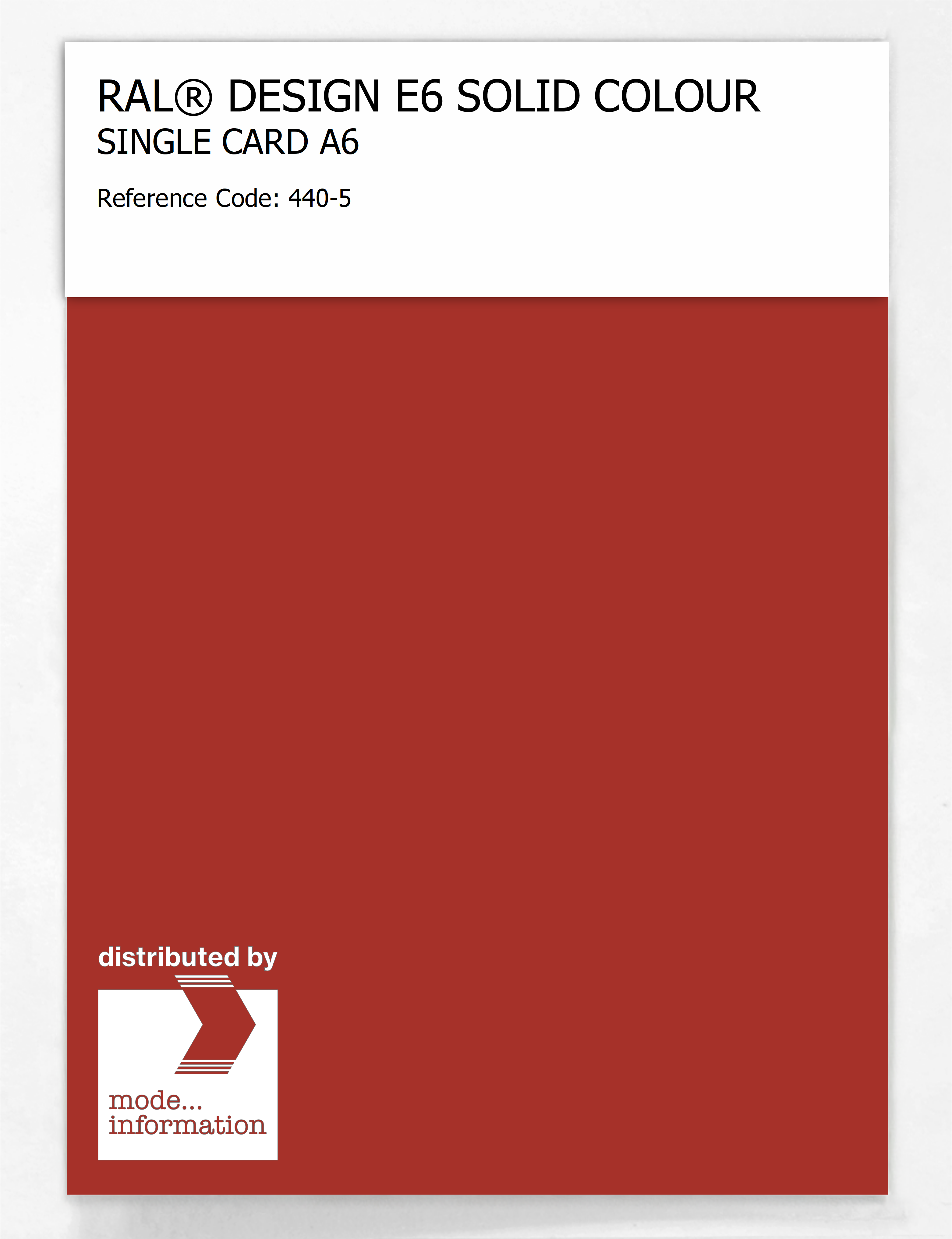 Artikelbild 1 des Artikels “RAL® EFFECT E6 SINGLE SHEET 400 SERIES A6 440-5 “