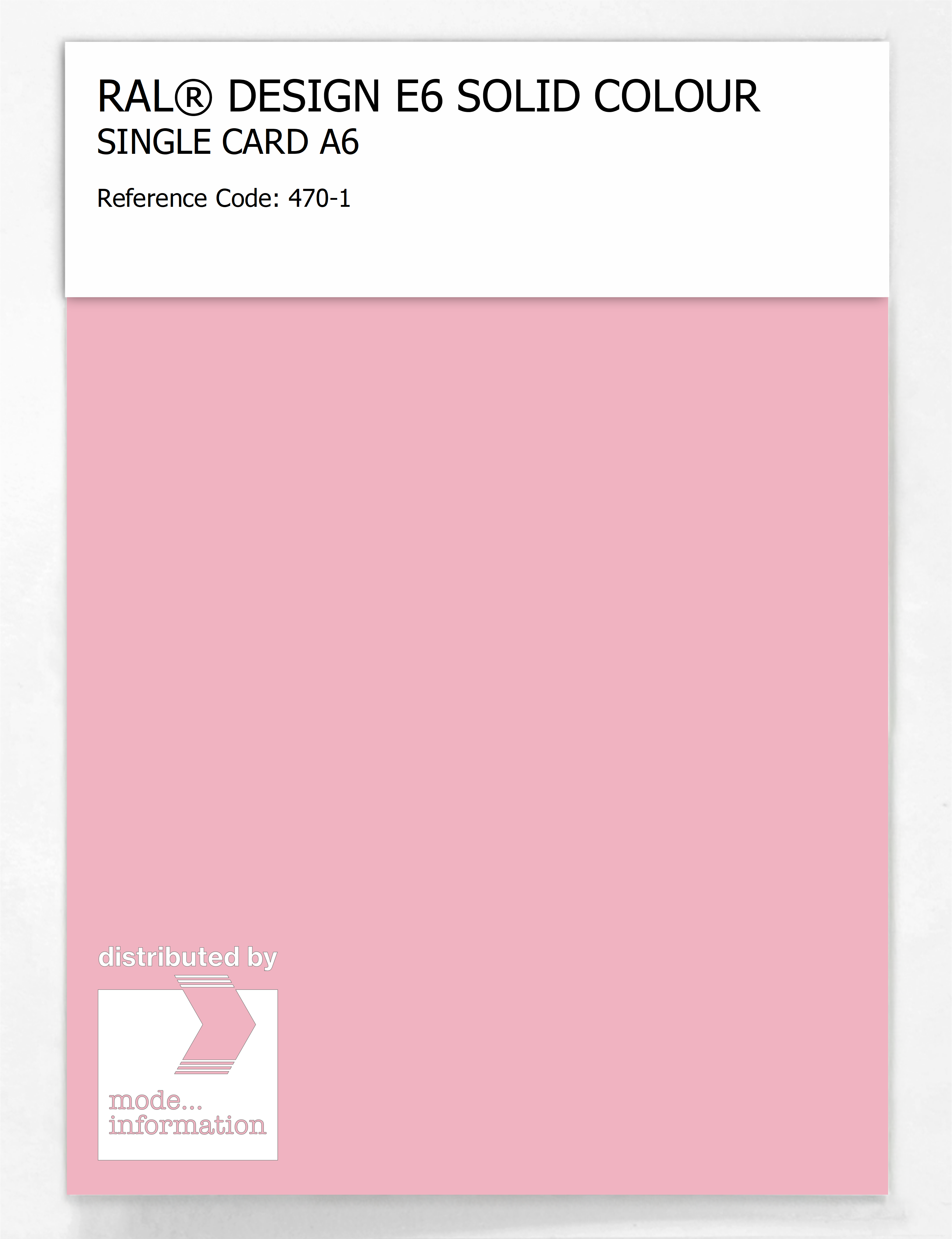 Product image 1 of the product “RAL® EFFECT E6 SINGLE SHEET 400 SERIES A6 470-1 ”