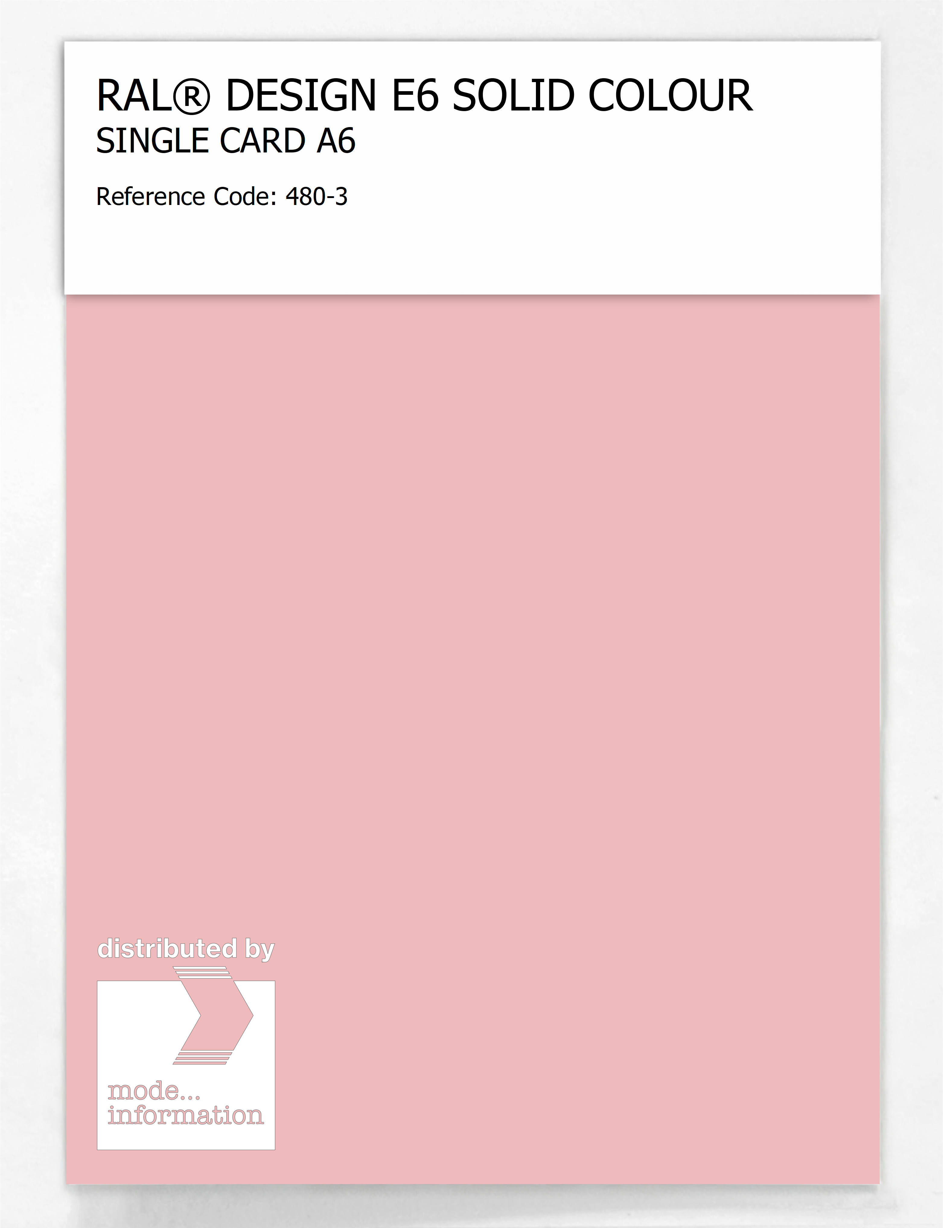 Product image 1 of the product “RAL® EFFECT E6 SINGLE SHEET 400 SERIES A6 480-3 ”