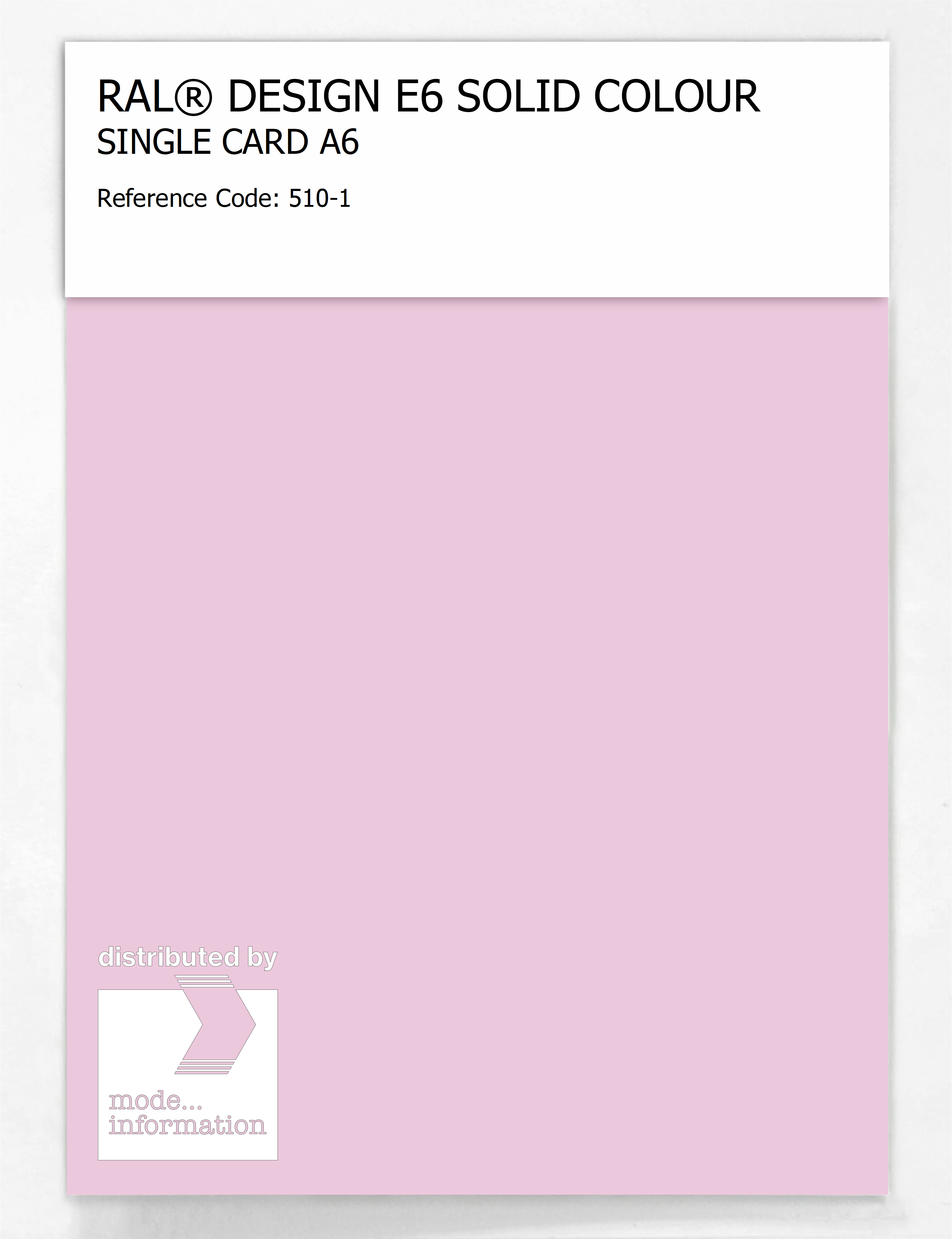 Artikelbild 1 des Artikels “RAL® EFFECT E6 SINGLE SHEET 500 SERIES A6 510-1 “