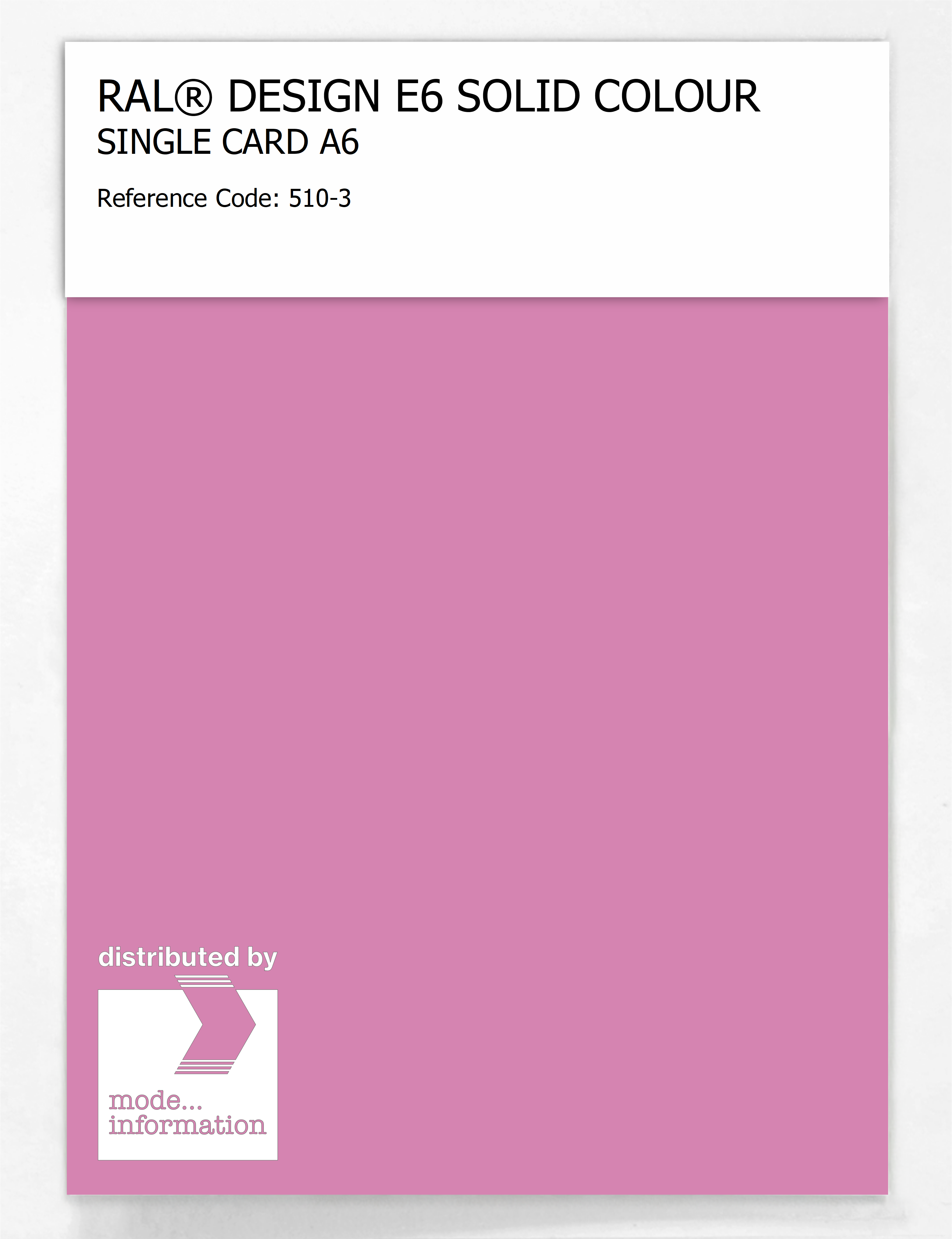 Artikelbild 1 des Artikels “RAL® EFFECT E6 SINGLE SHEET 500 SERIES A6 510-3 “