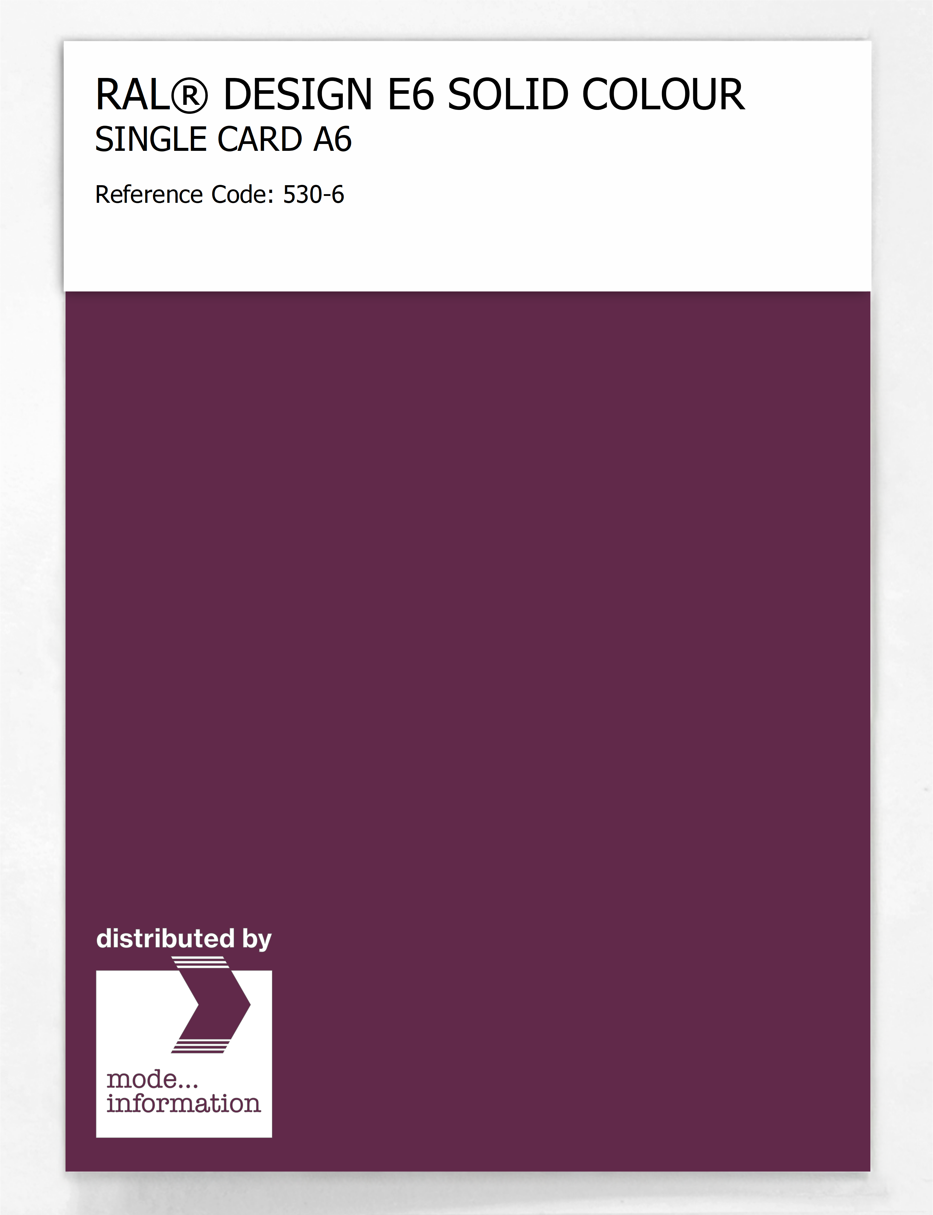Artikelbild 1 des Artikels “RAL® EFFECT E6 SINGLE SHEET 500 SERIES A6 530-6 “