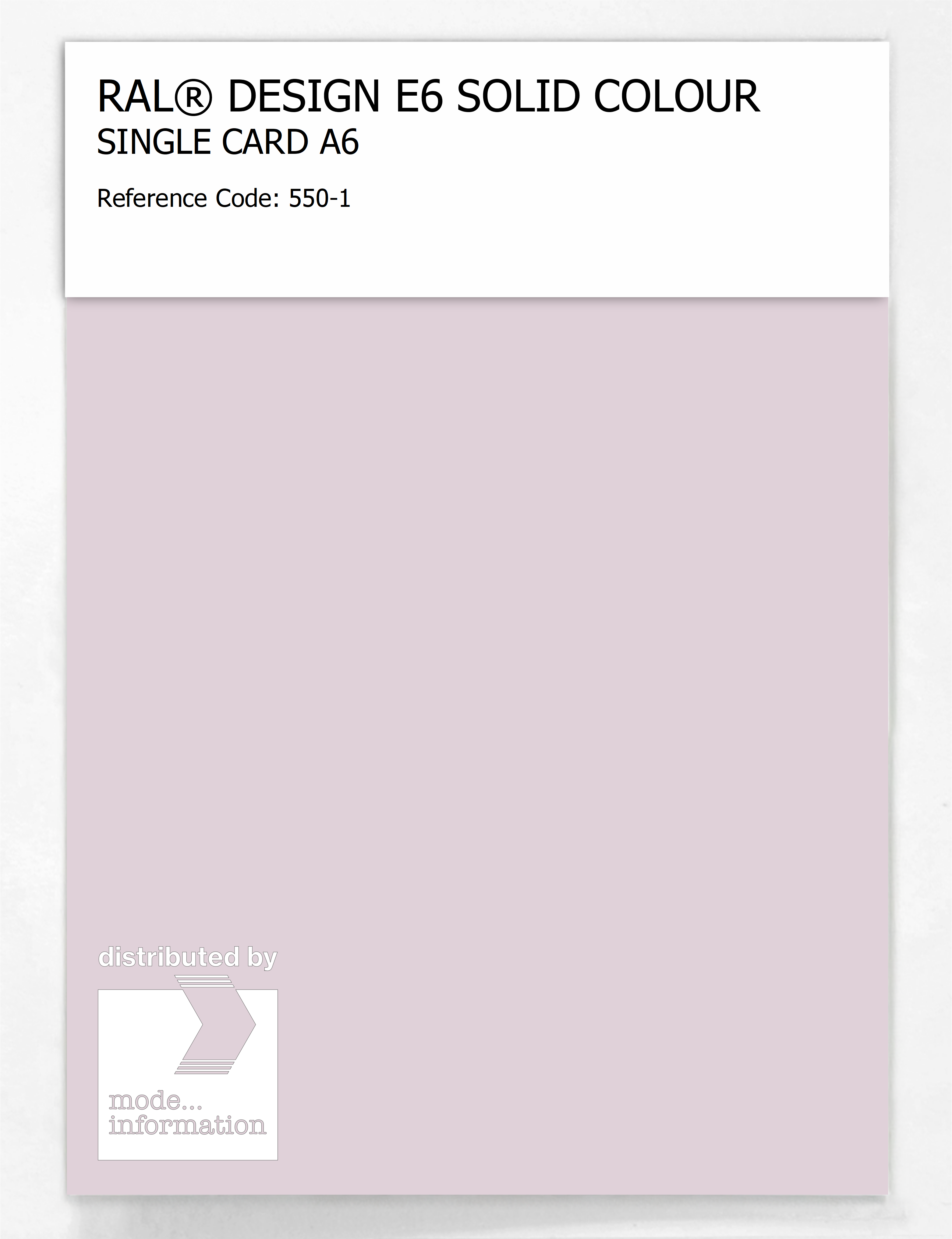Artikelbild 1 des Artikels “RAL® EFFECT E6 SINGLE SHEET 500 SERIES A6 550-1 “
