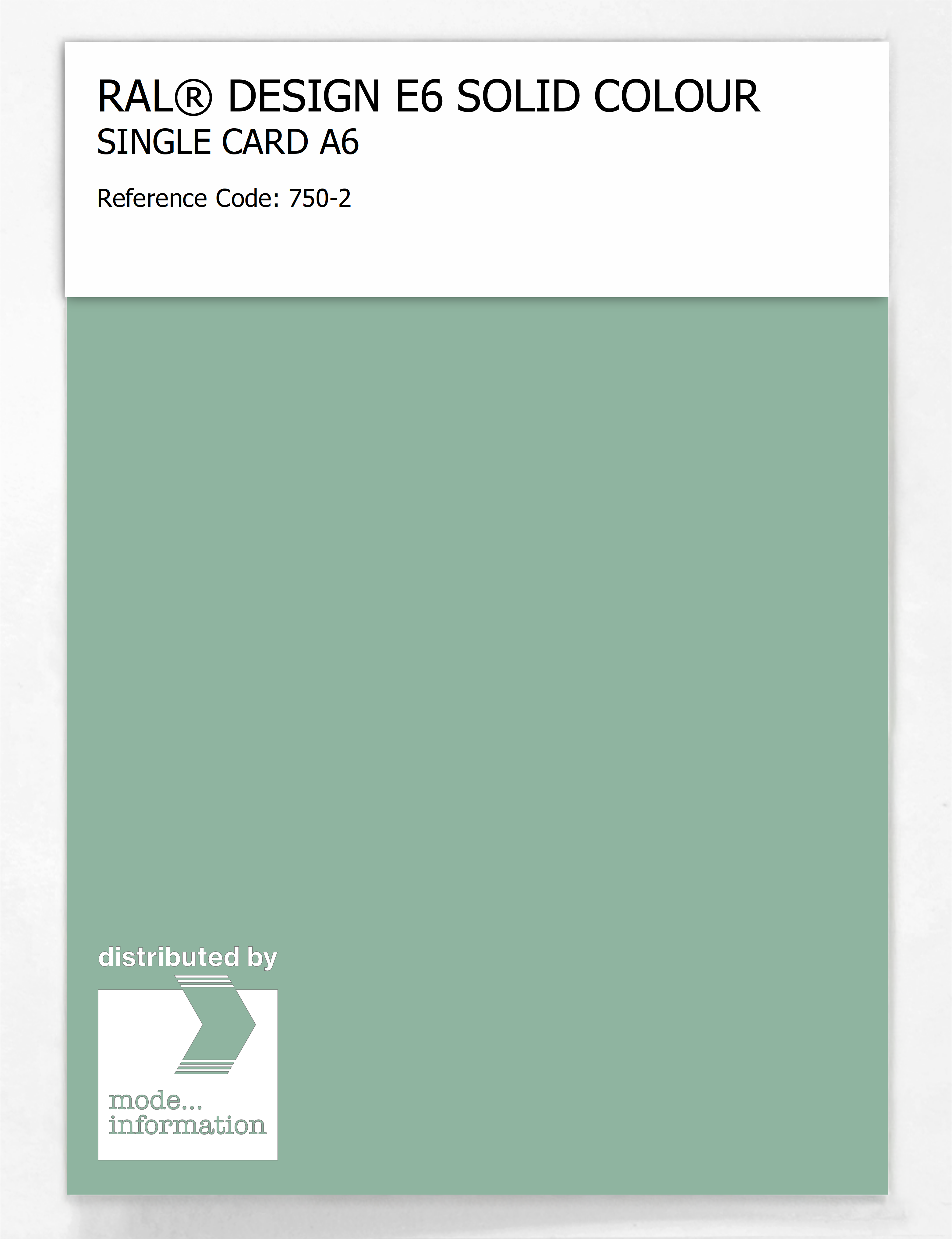 Product image 1 of the product “RAL® EFFECT E6 SINGLE SHEET 700 SERIES A6 750-2 ”
