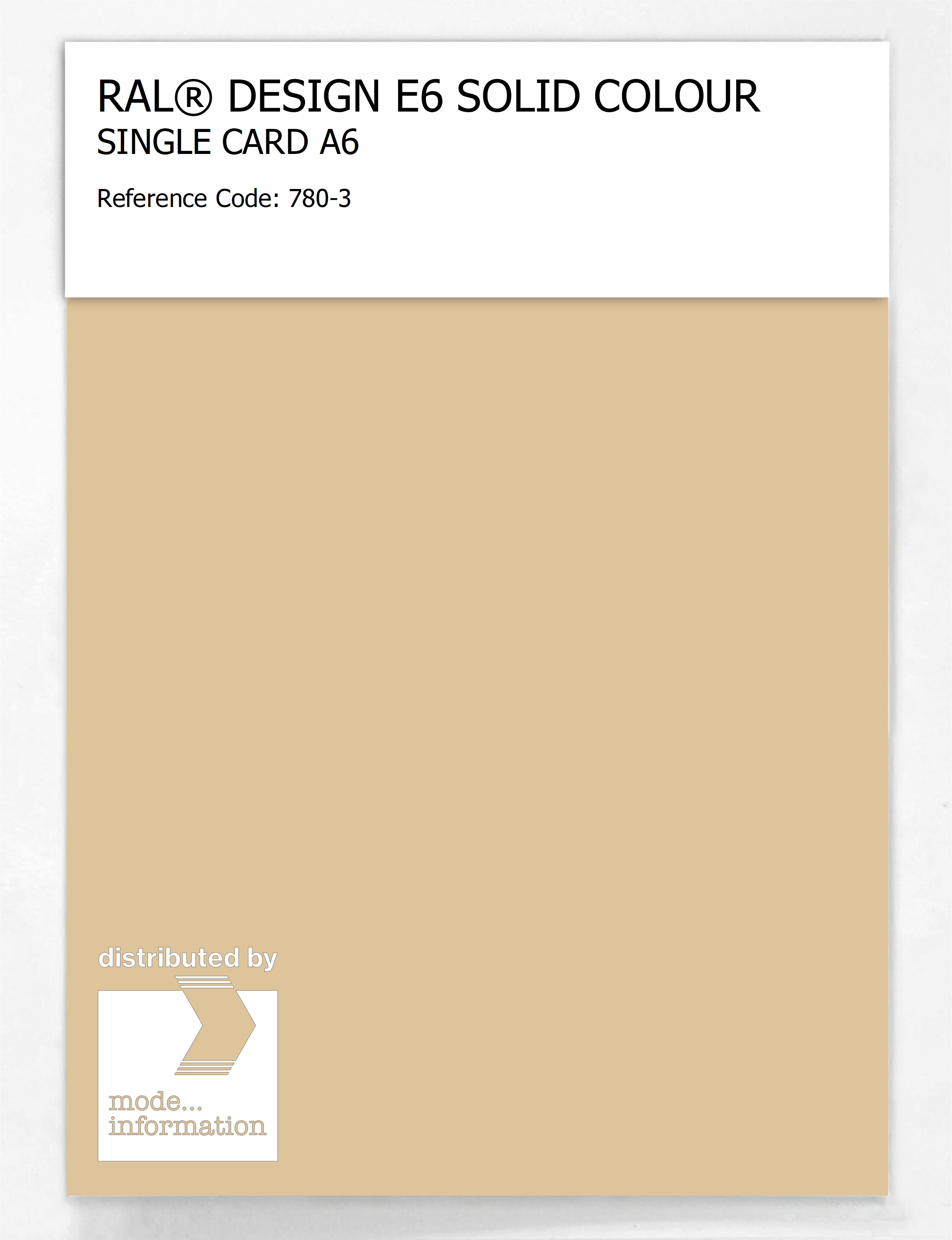 Artikelbild 1 des Artikels “RAL® EFFECT E6 SINGLE SHEET 700 SERIES A6 780-3 “