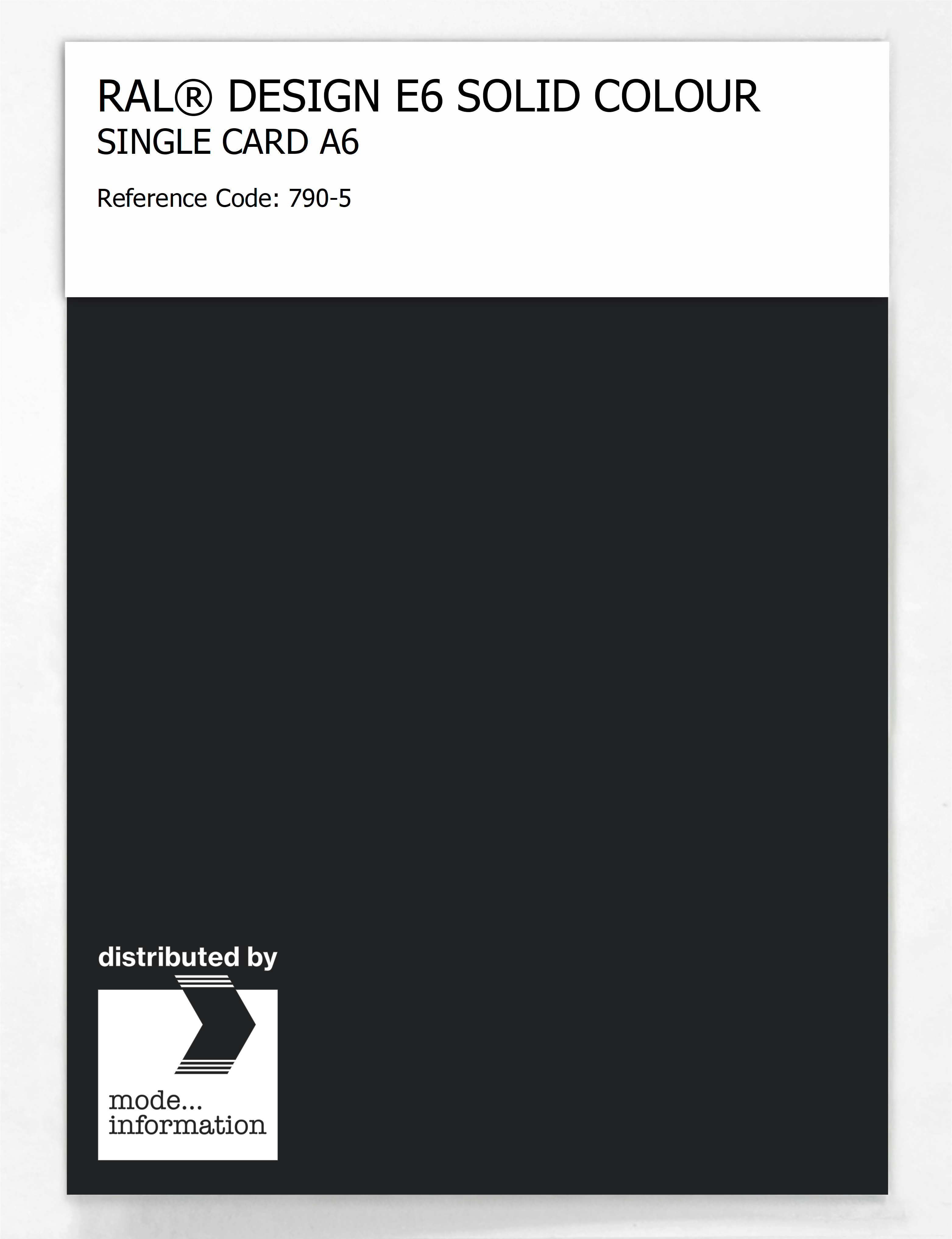 Product image 1 of the product “RAL® EFFECT E6 SINGLE SHEET 700 SERIES A6 790-5 ”