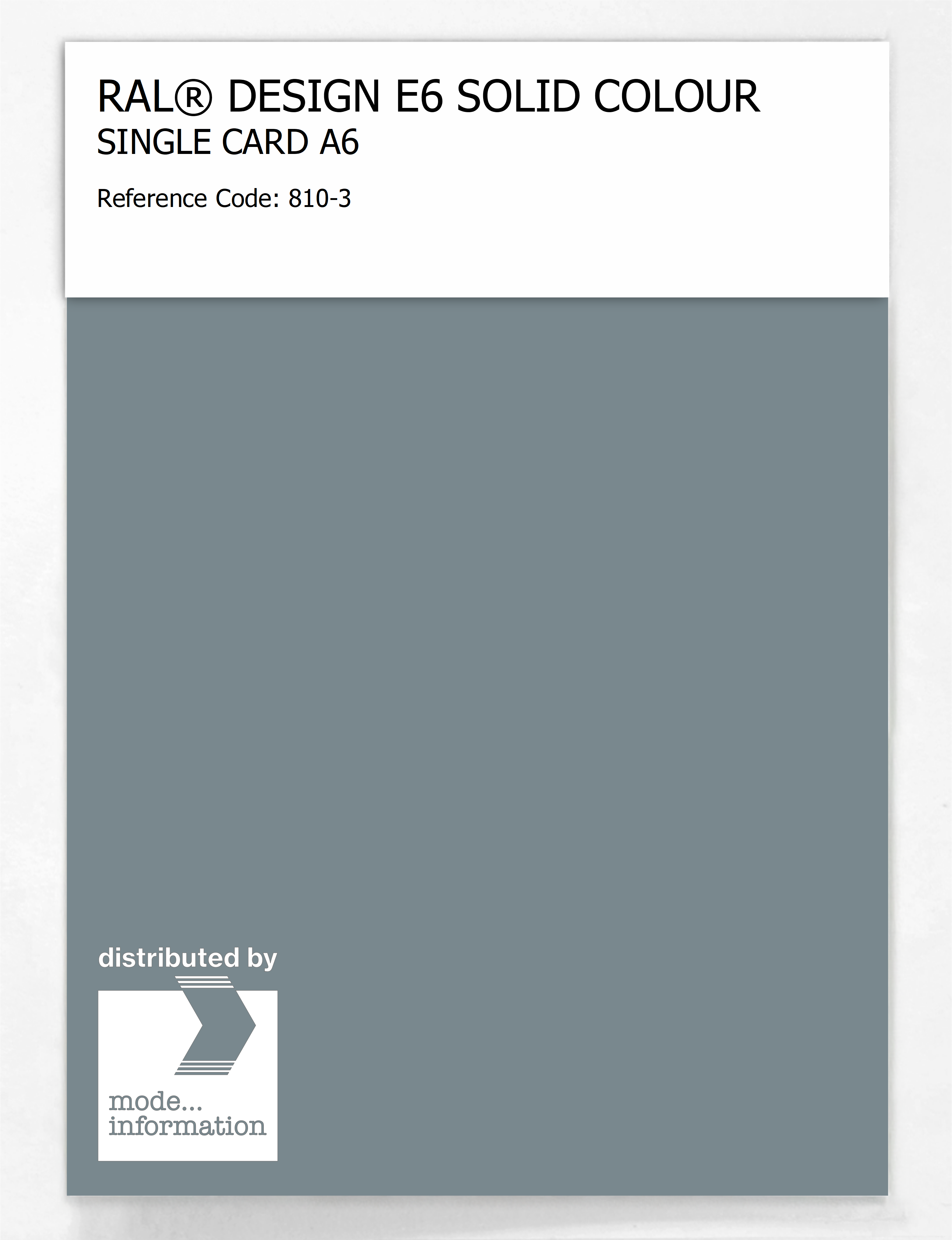 Artikelbild 1 des Artikels “RAL® EFFECT E6 SINGLE SHEET 800 SERIES A6 810-3 “