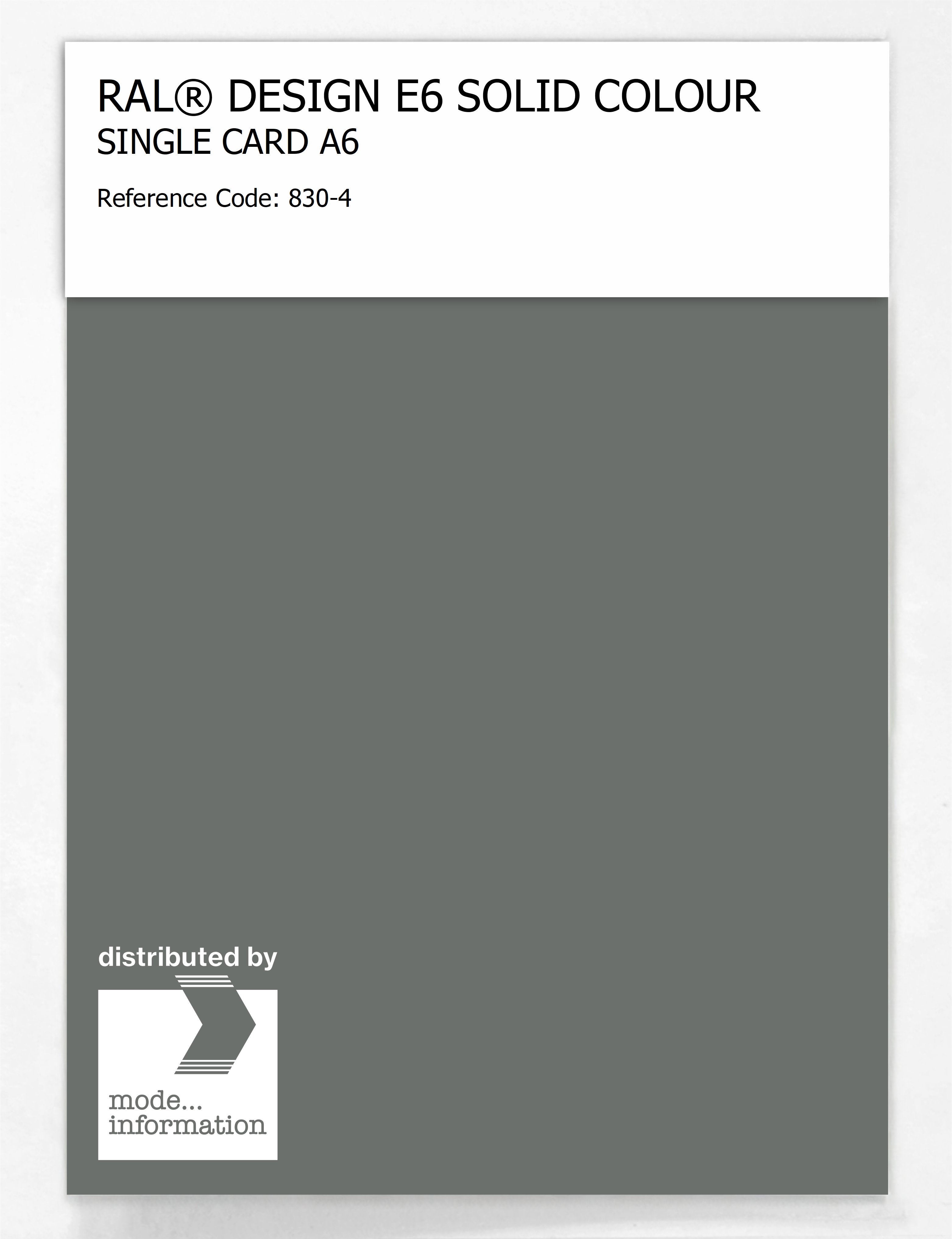 Artikelbild 1 des Artikels “RAL® EFFECT E6 SINGLE SHEET 800 SERIES A6 830-4 “
