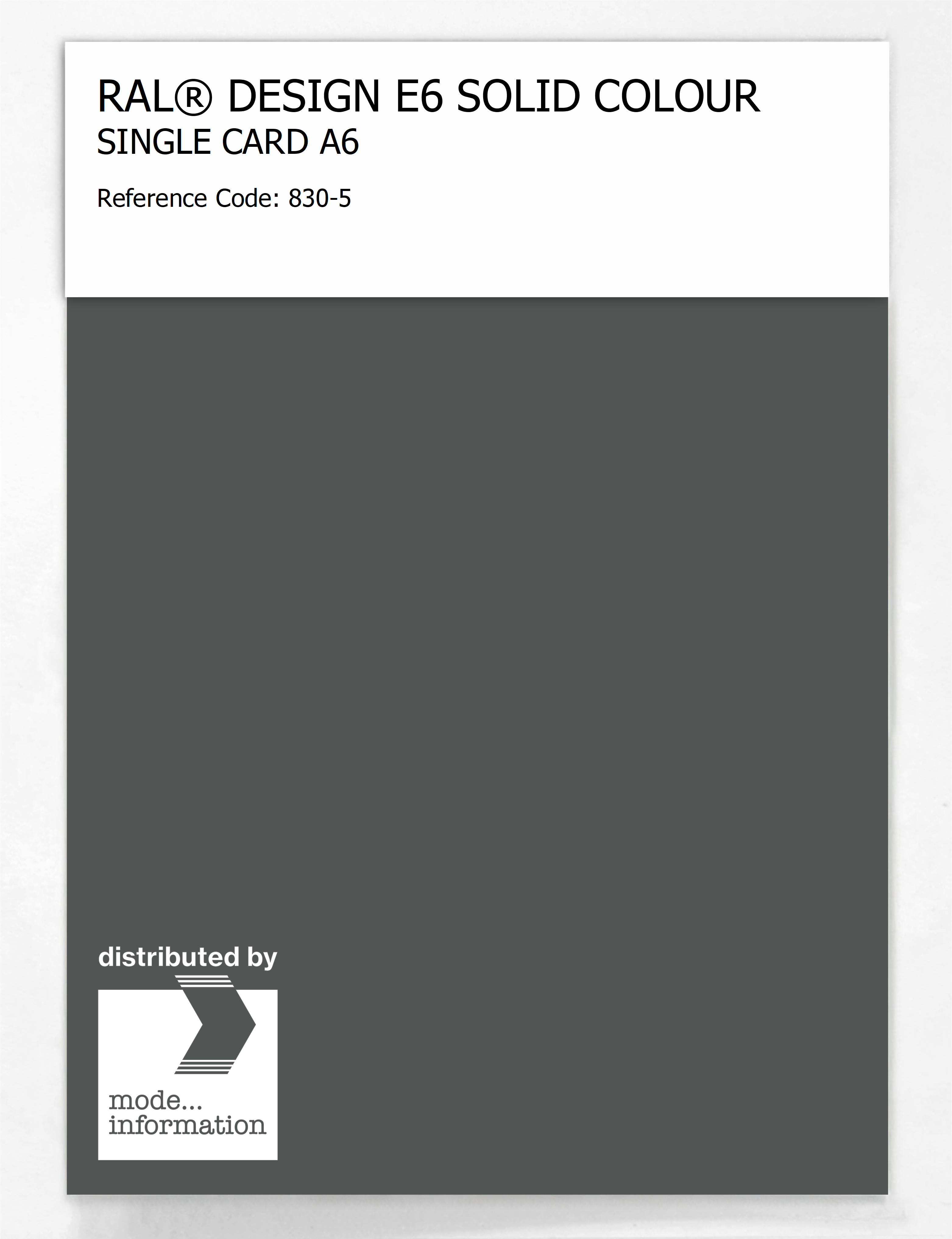 Artikelbild 1 des Artikels “RAL® EFFECT E6 SINGLE SHEET 800 SERIES A6 830-5 “