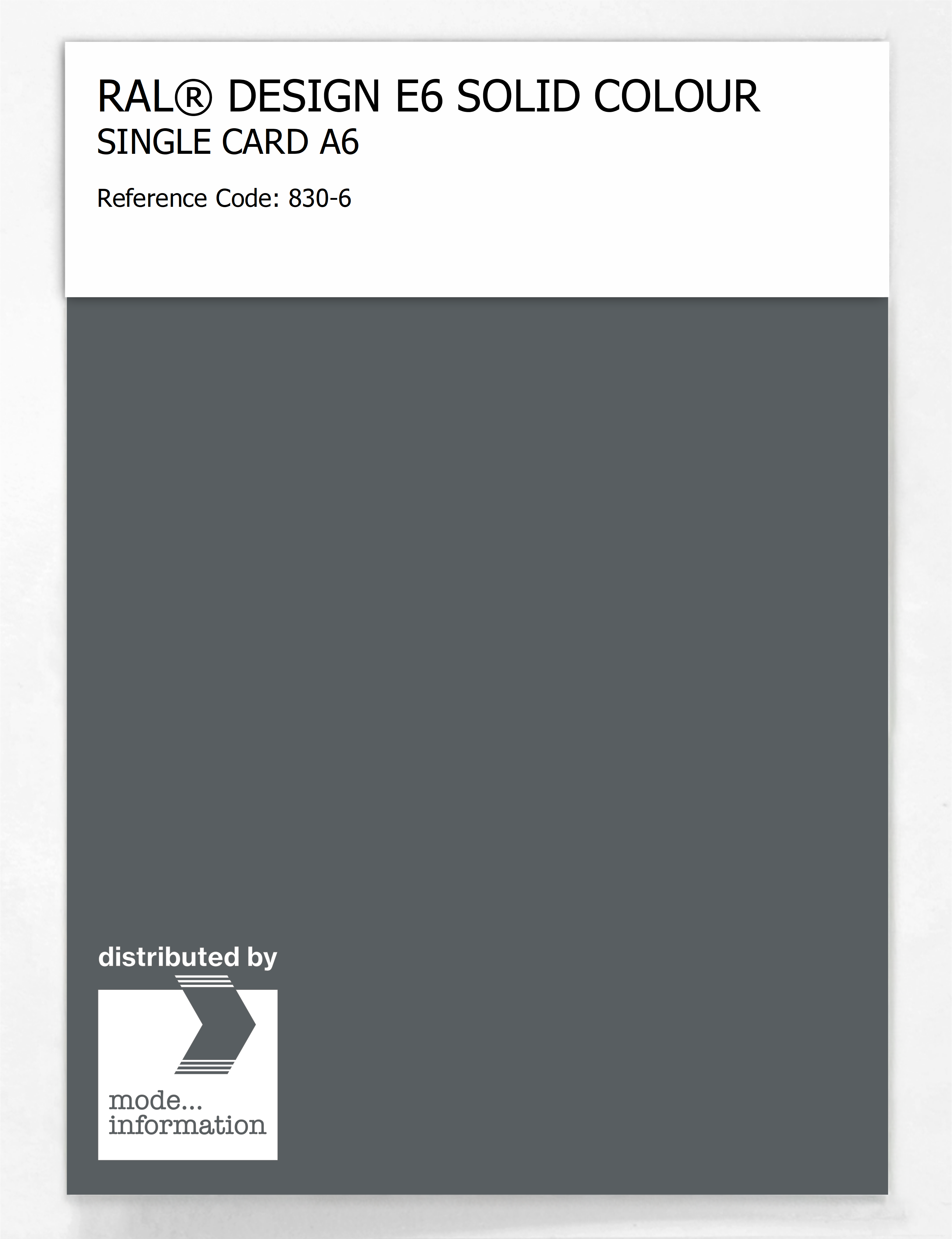 Artikelbild 1 des Artikels “RAL® EFFECT E6 SINGLE SHEET 800 SERIES A6 830-6 “