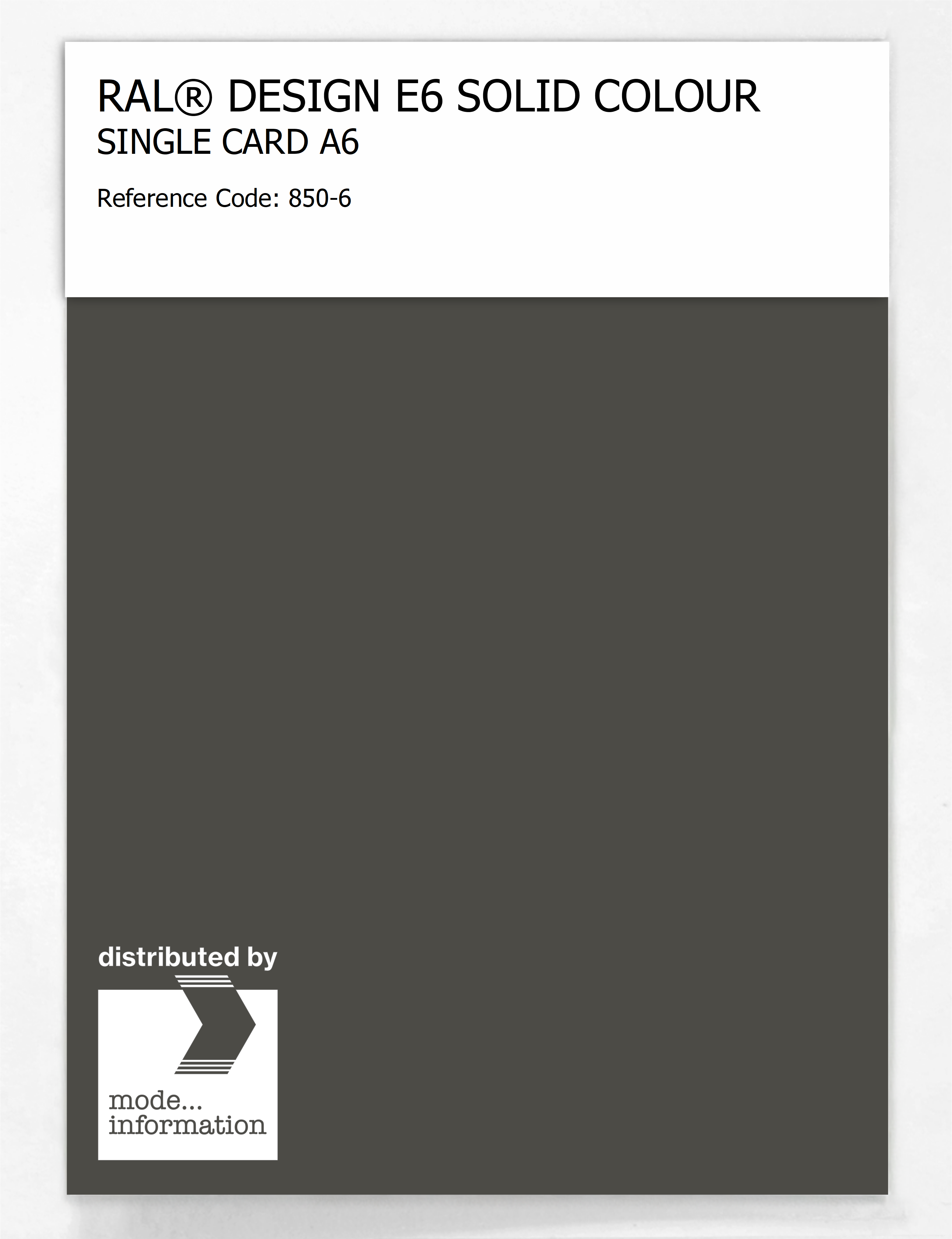Artikelbild 1 des Artikels “RAL® EFFECT E6 SINGLE SHEET 800 SERIES A6 850-6 “