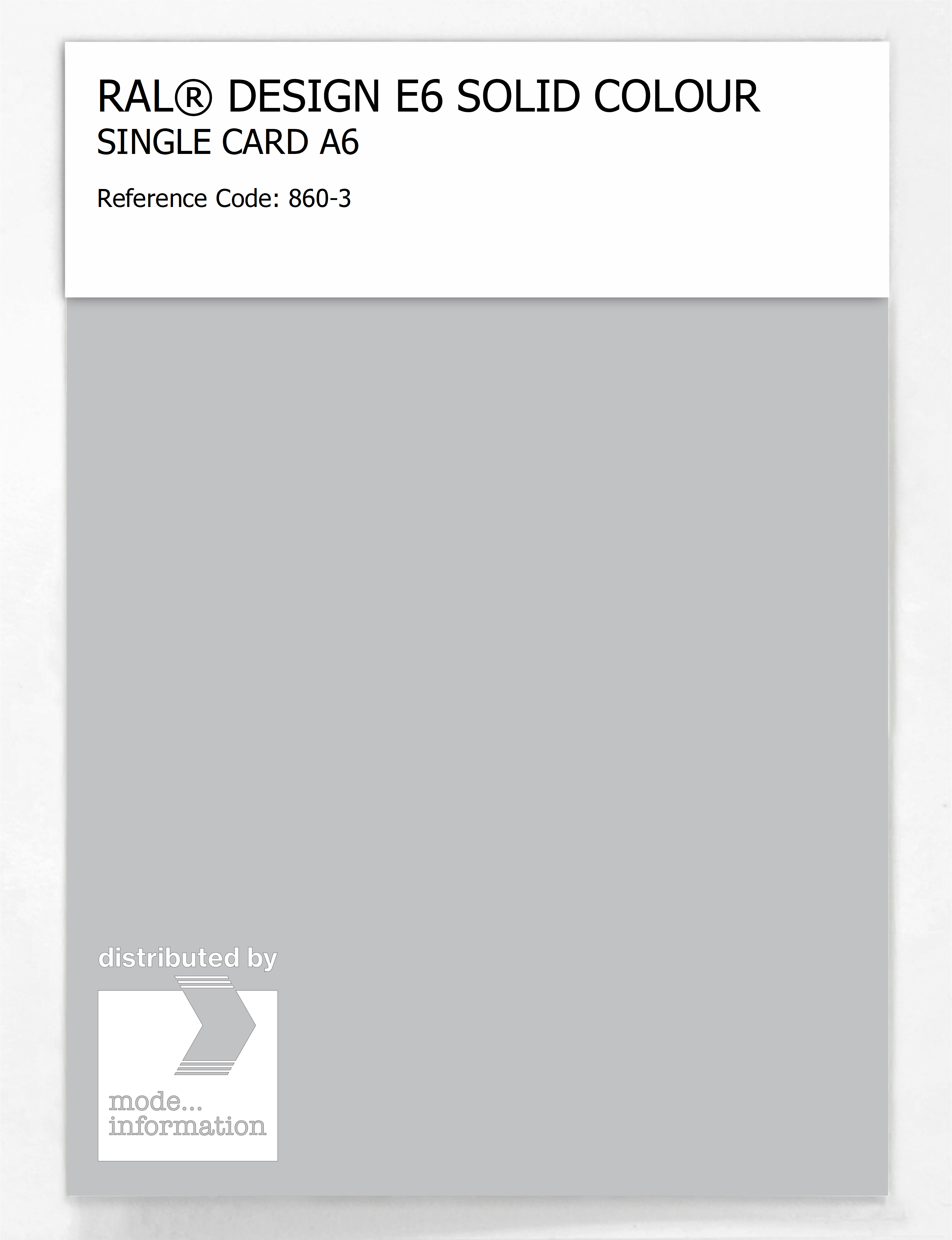 Artikelbild 1 des Artikels “RAL® EFFECT E6 SINGLE SHEET 800 SERIES A6 860-3 “
