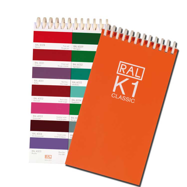 Product image 1 of the product “RAL K1 Booklet with 213 RAL CLASSIC colours ”