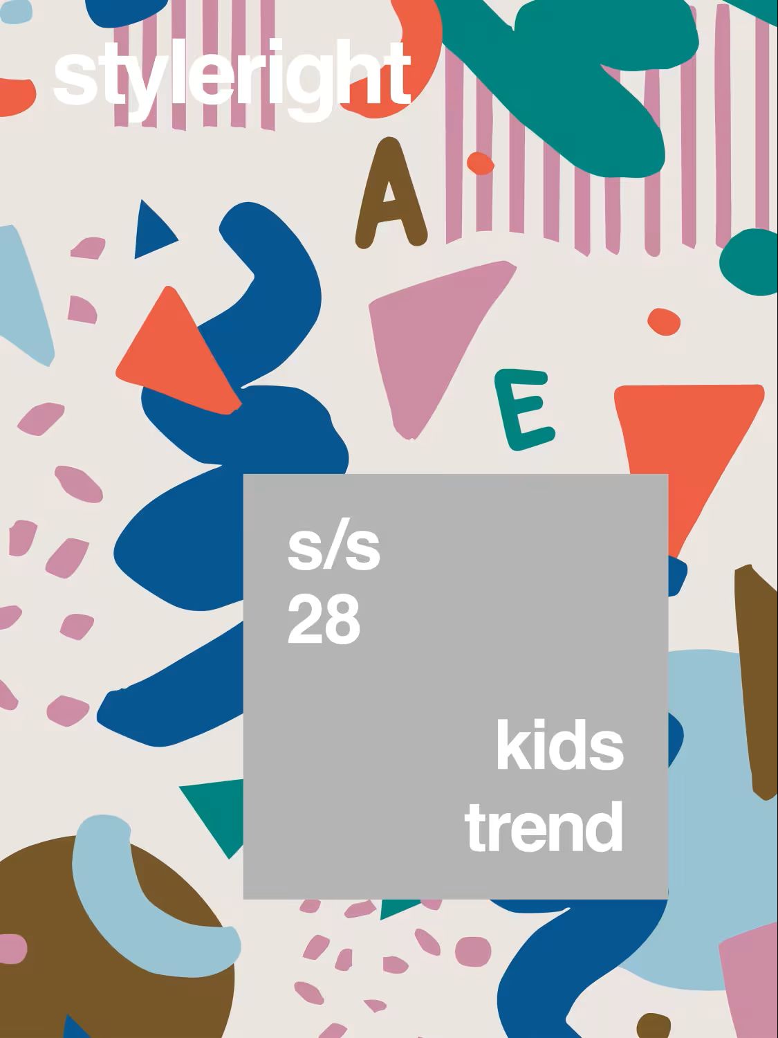 Artikelbild 1 des Artikels “Style Right Kidswear Trend S/S 2028 | Kindermode, Farben, Prints & Grafiktrends “