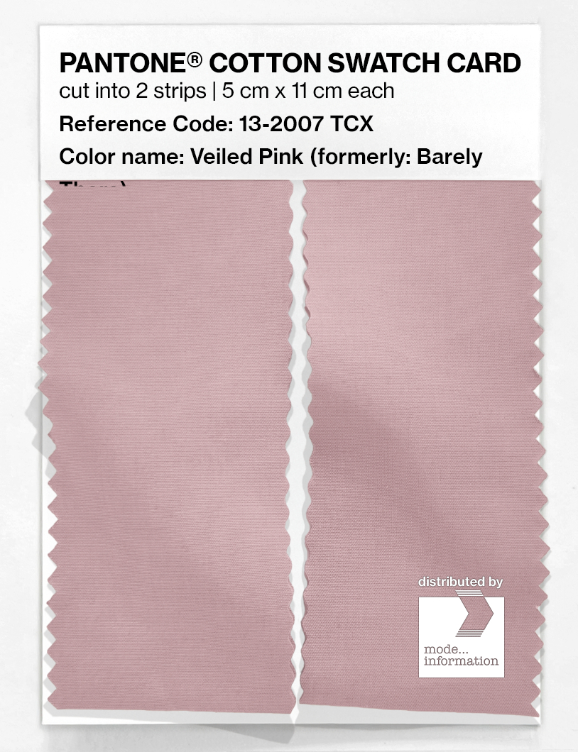 Artikelbild 2 des Artikels “PANTONE® COTTON SWATCH CARD 13-2007 TCX Veiled Pink “