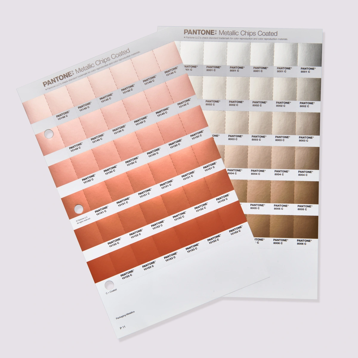 Product image 2 of the product “PANTONE Metallics Chips Book Coated | 655 Removable Metallic Colour Chips ”