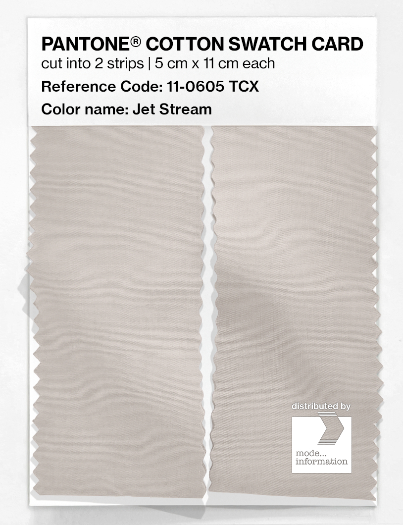 Artikelbild 2 des Artikels “PANTONE® COTTON SWATCH CARD 11-0605 TCX Jet Stream “