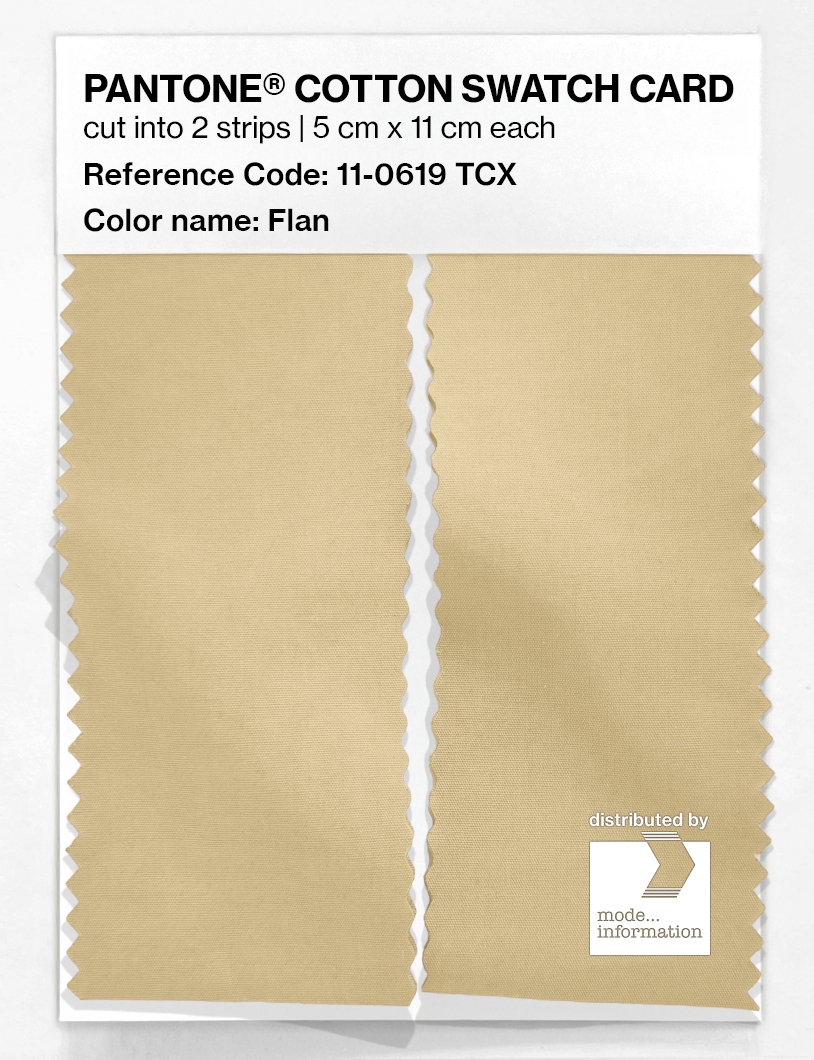 Artikelbild 2 des Artikels “PANTONE® COTTON SWATCH CARD 11-0619 TCX Flan “