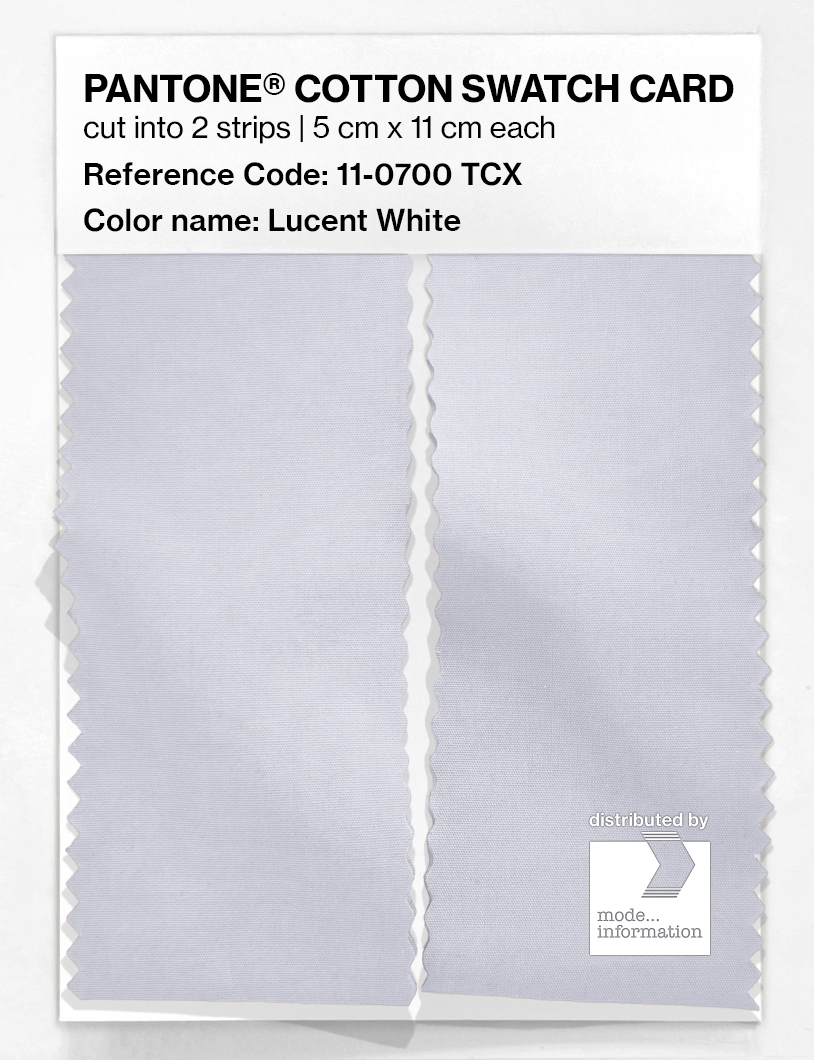 Artikelbild 2 des Artikels “PANTONE® COTTON SWATCH CARD 11-0700 TCX Lucent White “