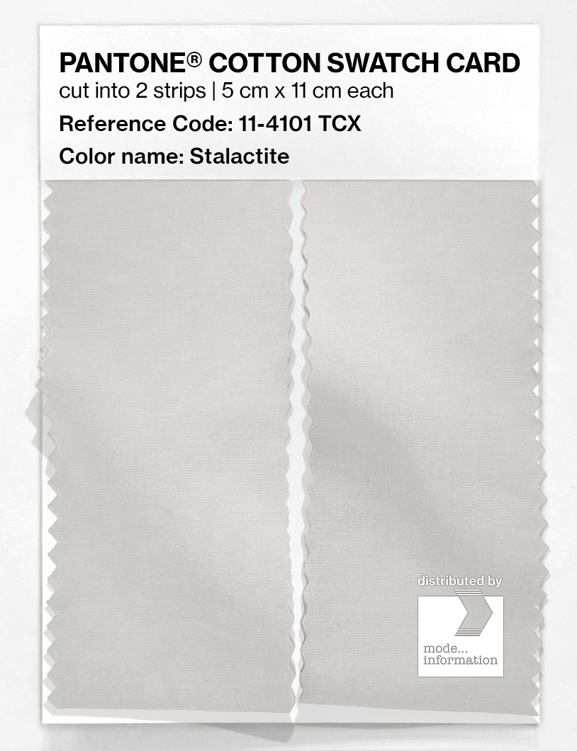 Artikelbild 2 des Artikels “PANTONE® COTTON SWATCH CARD 11-4101 TCX Stalactite “