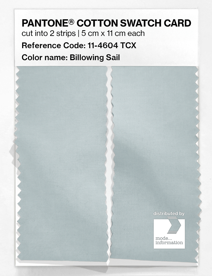 Artikelbild 2 des Artikels “PANTONE® COTTON SWATCH CARD 11-4604 TCX Billowing Sail “