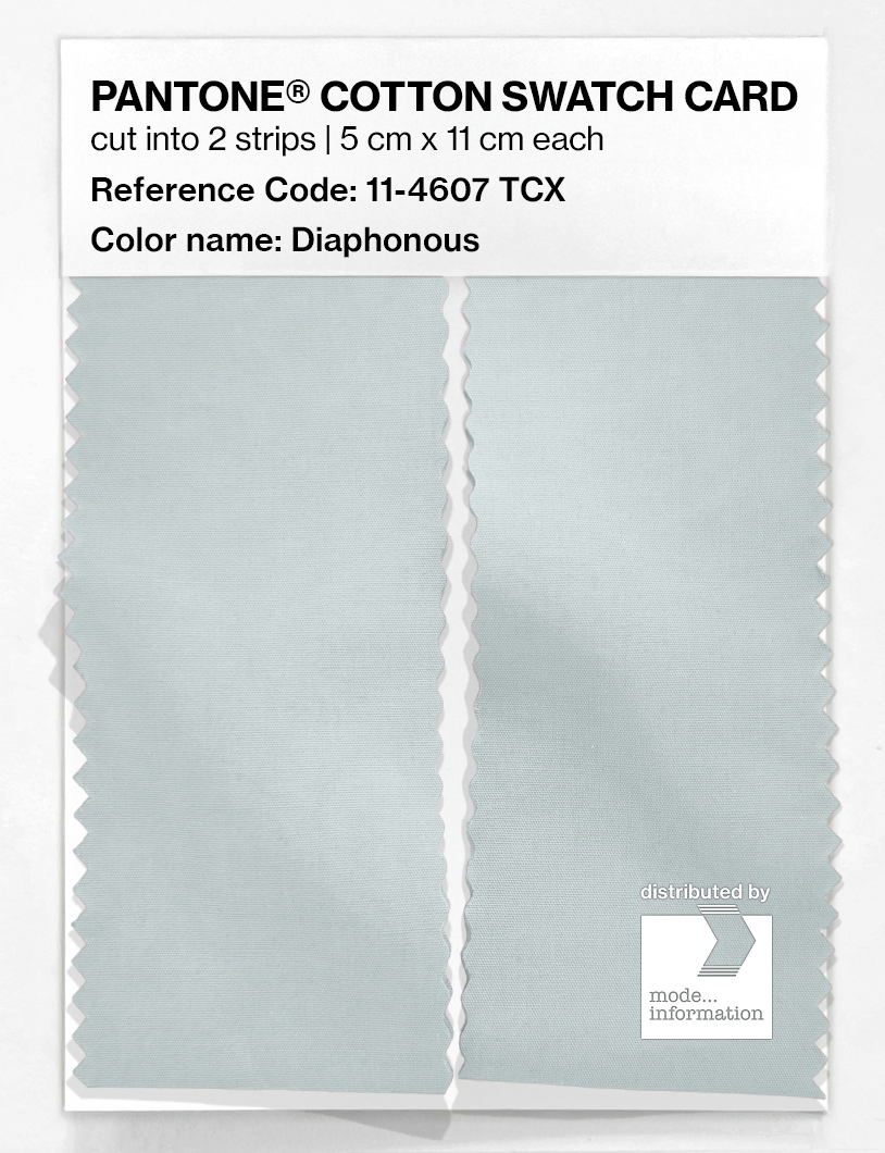 Product image 2 of the product “PANTONE® COTTON SWATCH CARD 11-4607 TCX Diaphonous ”