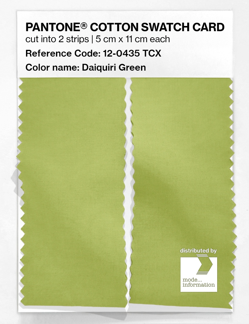 Artikelbild 2 des Artikels “PANTONE® COTTON SWATCH CARD 12-0435 TCX Daiquiri Green “