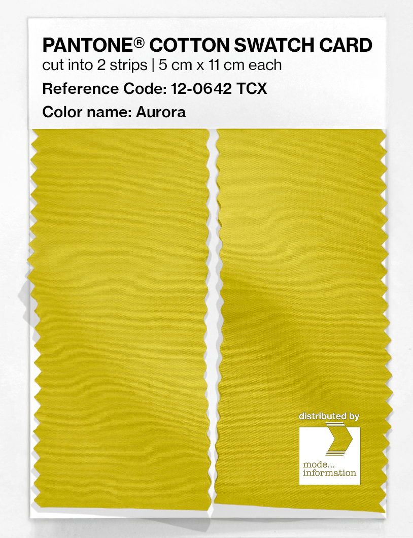 Artikelbild 2 des Artikels “PANTONE® COTTON SWATCH CARD 12-0642 TCX Aurora “