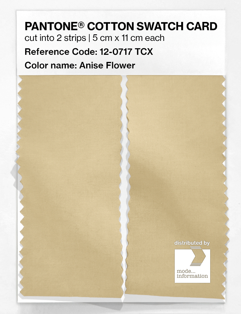 Artikelbild 2 des Artikels “PANTONE® COTTON SWATCH CARD 12-0717 TCX Anise Flower “