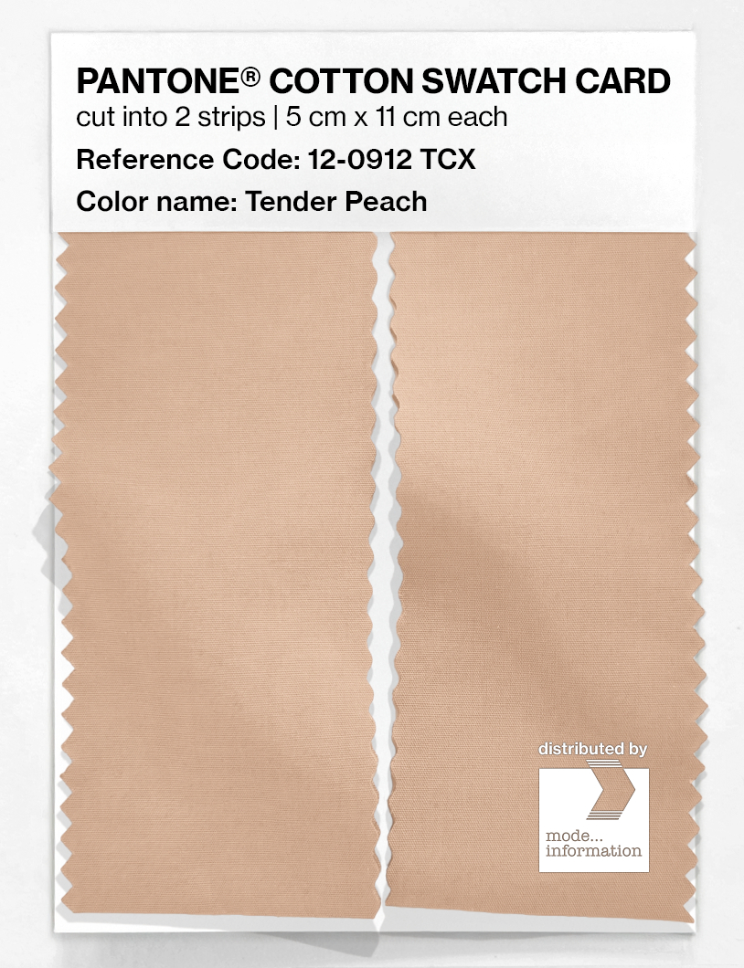 Artikelbild 2 des Artikels “PANTONE® COTTON SWATCH CARD 12-0912 TCX Tender Peach “