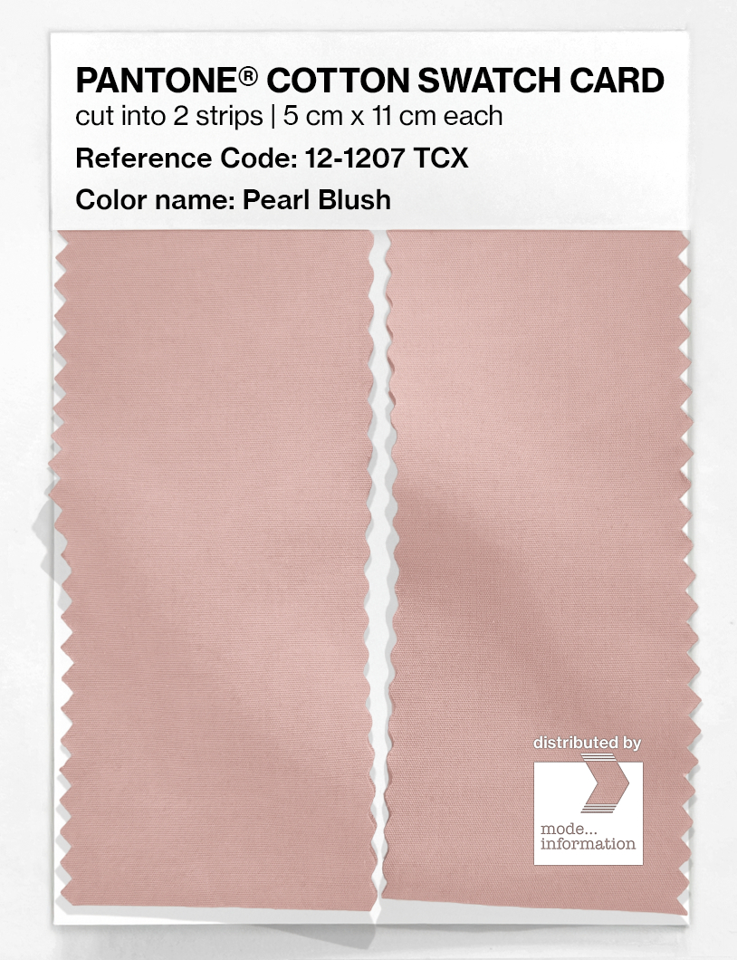 Artikelbild 2 des Artikels “PANTONE® COTTON SWATCH CARD 12-1207 TCX Pearl Blush “