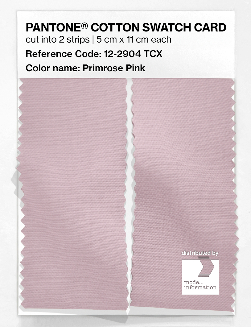 Artikelbild 2 des Artikels “PANTONE® COTTON SWATCH CARD 12-2904 TCX Primrose Pink “