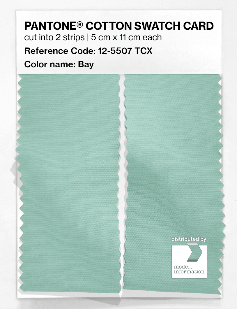 Artikelbild 2 des Artikels “PANTONE® COTTON SWATCH CARD 12-5507 TCX Bay “