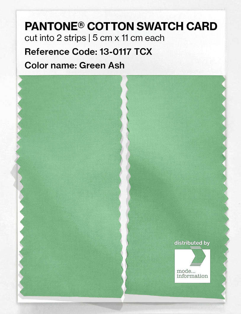 Artikelbild 2 des Artikels “PANTONE® COTTON SWATCH CARD 13-0117 TCX Green Ash “