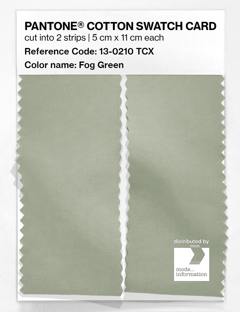 Artikelbild 2 des Artikels “PANTONE® COTTON SWATCH CARD 13-0210 TCX Fog Green “