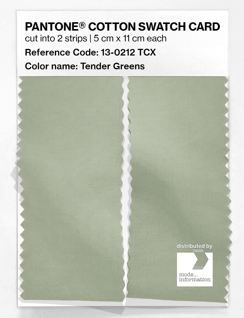 Artikelbild 2 des Artikels “PANTONE® COTTON SWATCH CARD 13-0212 TCX Tender Greens “