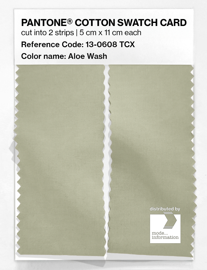 Artikelbild 2 des Artikels “PANTONE® COTTON SWATCH CARD 13-0608 TCX Aloe Wash “