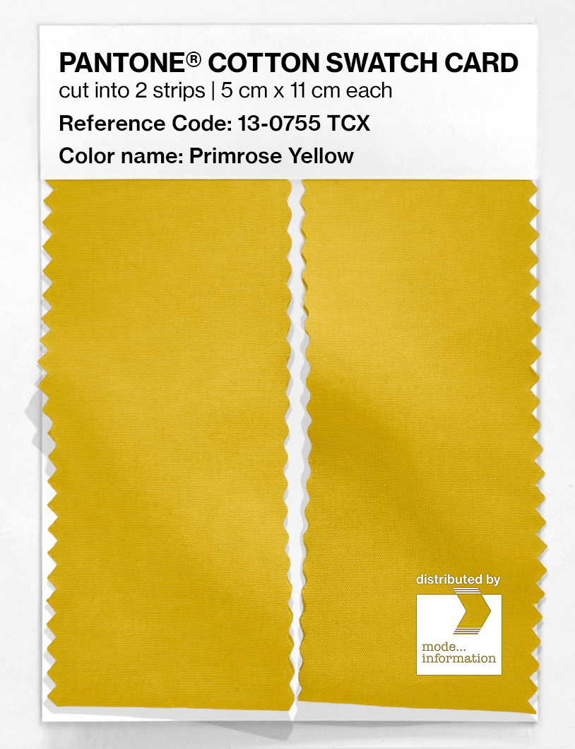 Artikelbild 2 des Artikels “PANTONE® COTTON SWATCH CARD 13-0755 TCX Primrose Yellow “
