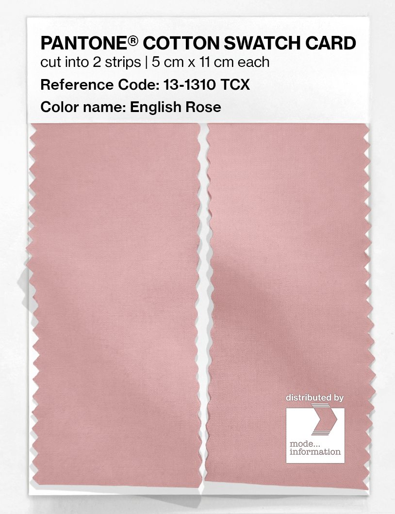Artikelbild 2 des Artikels “PANTONE® COTTON SWATCH CARD 13-1310 TCX English Rose “