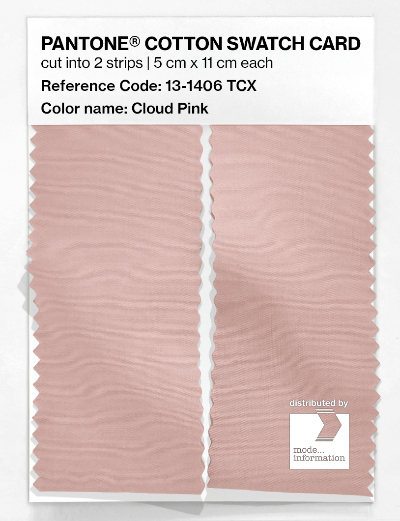 Artikelbild 2 des Artikels “PANTONE® COTTON SWATCH CARD 13-1406 TCX Cloud Pink “