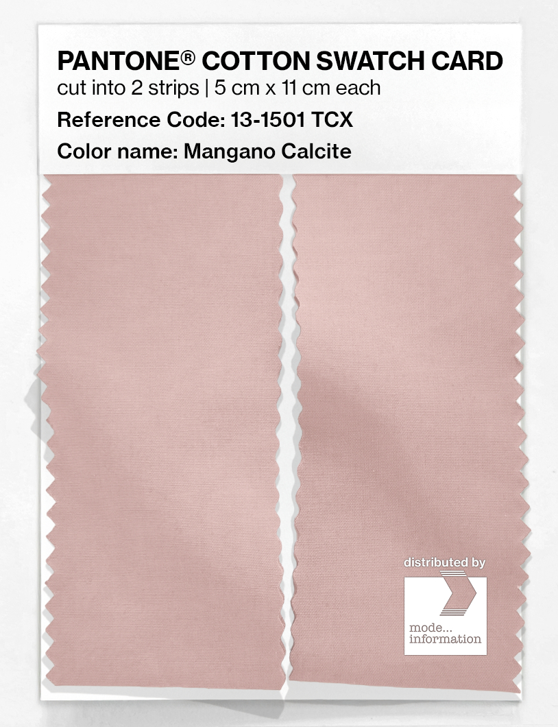 Product image 2 of the product “PANTONE® COTTON SWATCH CARD 13-1501 TCX Mangano Calcite ”