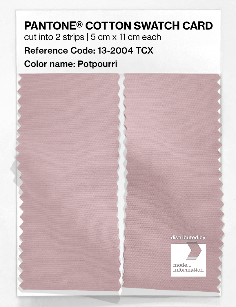 Product image 2 of the product “PANTONE® COTTON SWATCH CARD 13-2004 TCX Potpourri ”