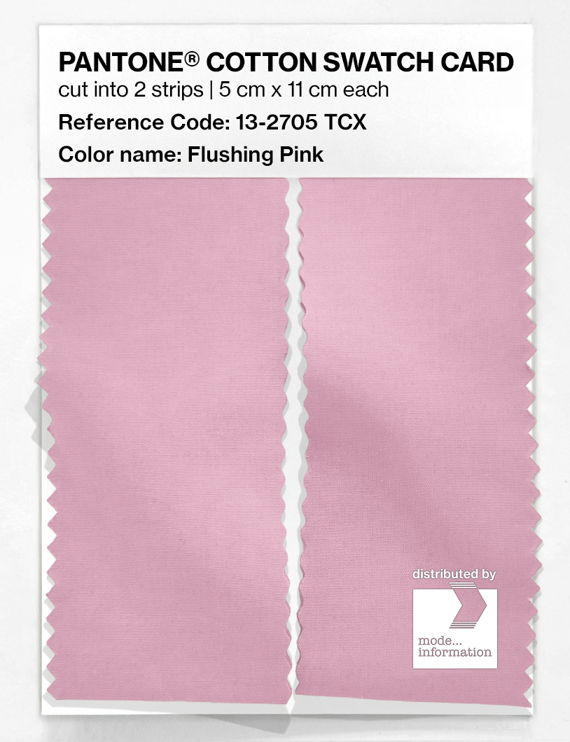 Product image 2 of the product “PANTONE® COTTON SWATCH CARD 13-2705 TCX Flushing Pink ”